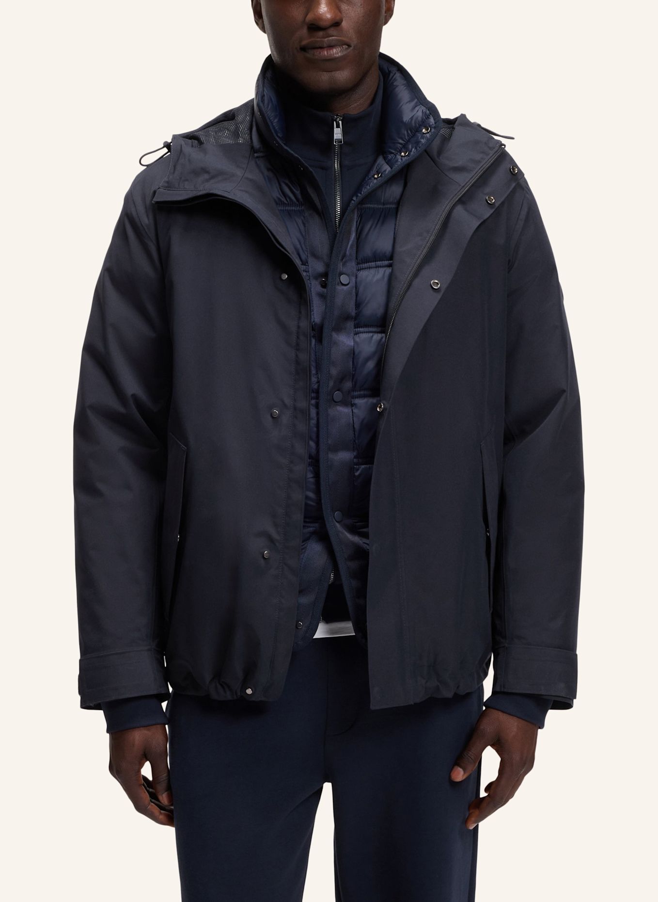 BOSS Jacke P-CUVRO-GORETEX: DUNKELBLAU
