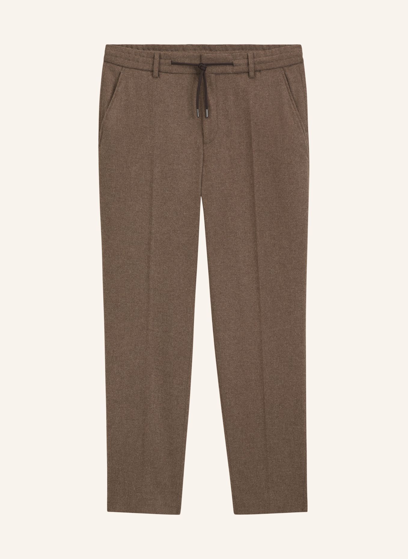 BOSS Anzughose P-PERIN-RDS-WG-264 Tapered Fit: BRAUN