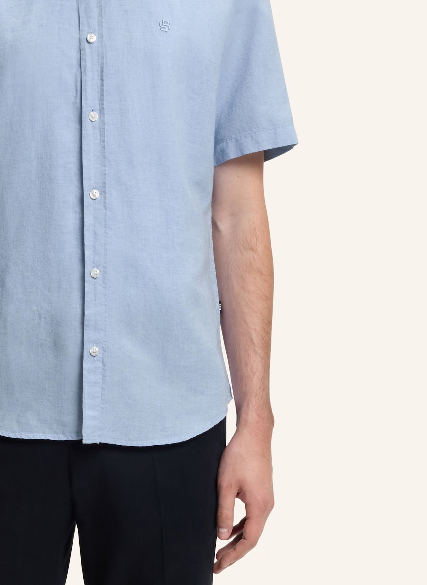 BOSS Hemd H-LIAM-BD-SH-E-C-262 Regular Fit: HELLBLAU