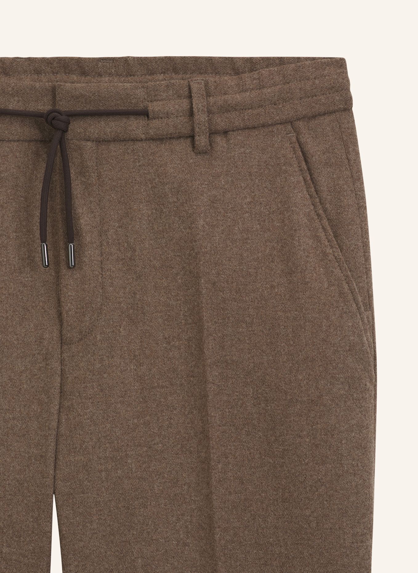 BOSS Anzughose P-PERIN-RDS-WG-264 Tapered Fit: BRAUN