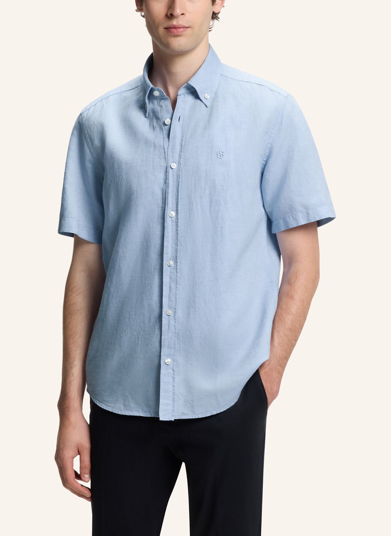 BOSS Hemd H-LIAM-BD-SH-E-C-262 Regular Fit: HELLBLAU
