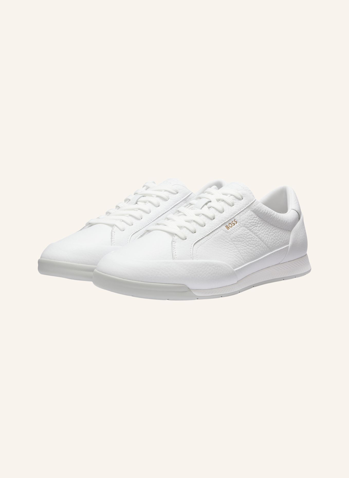 BOSS Sneaker NITAN_LOWP_LTGRN: WEISS