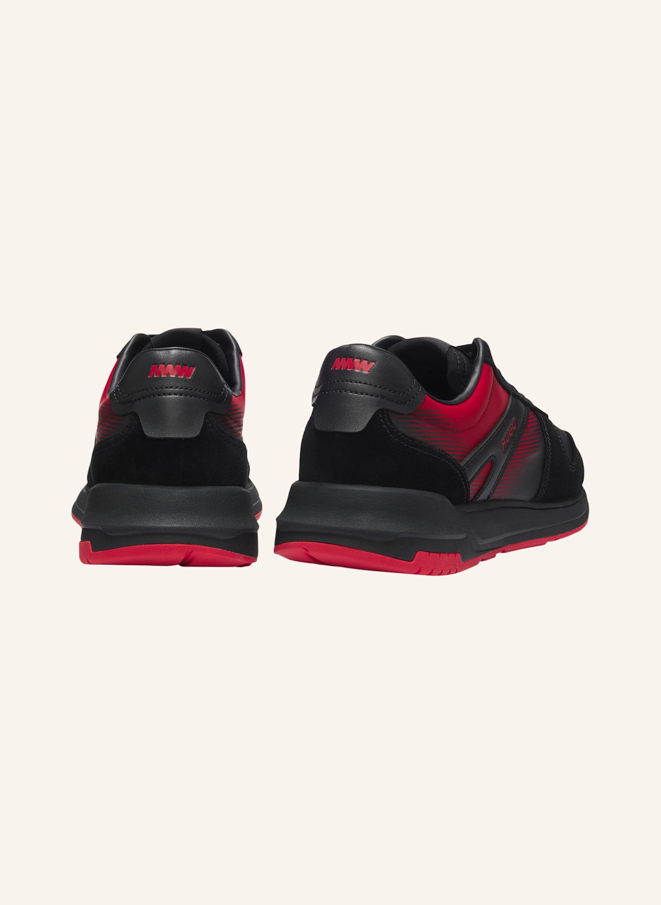 HUGO Sneaker GO3_NYMF_RB: SCHWARZ