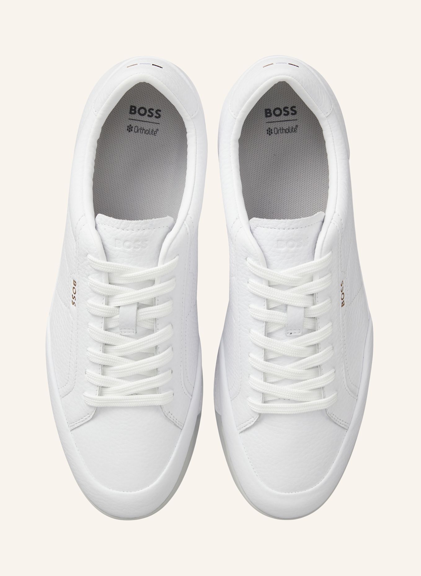 BOSS Sneaker NITAN_LOWP_LTGRN: WEISS