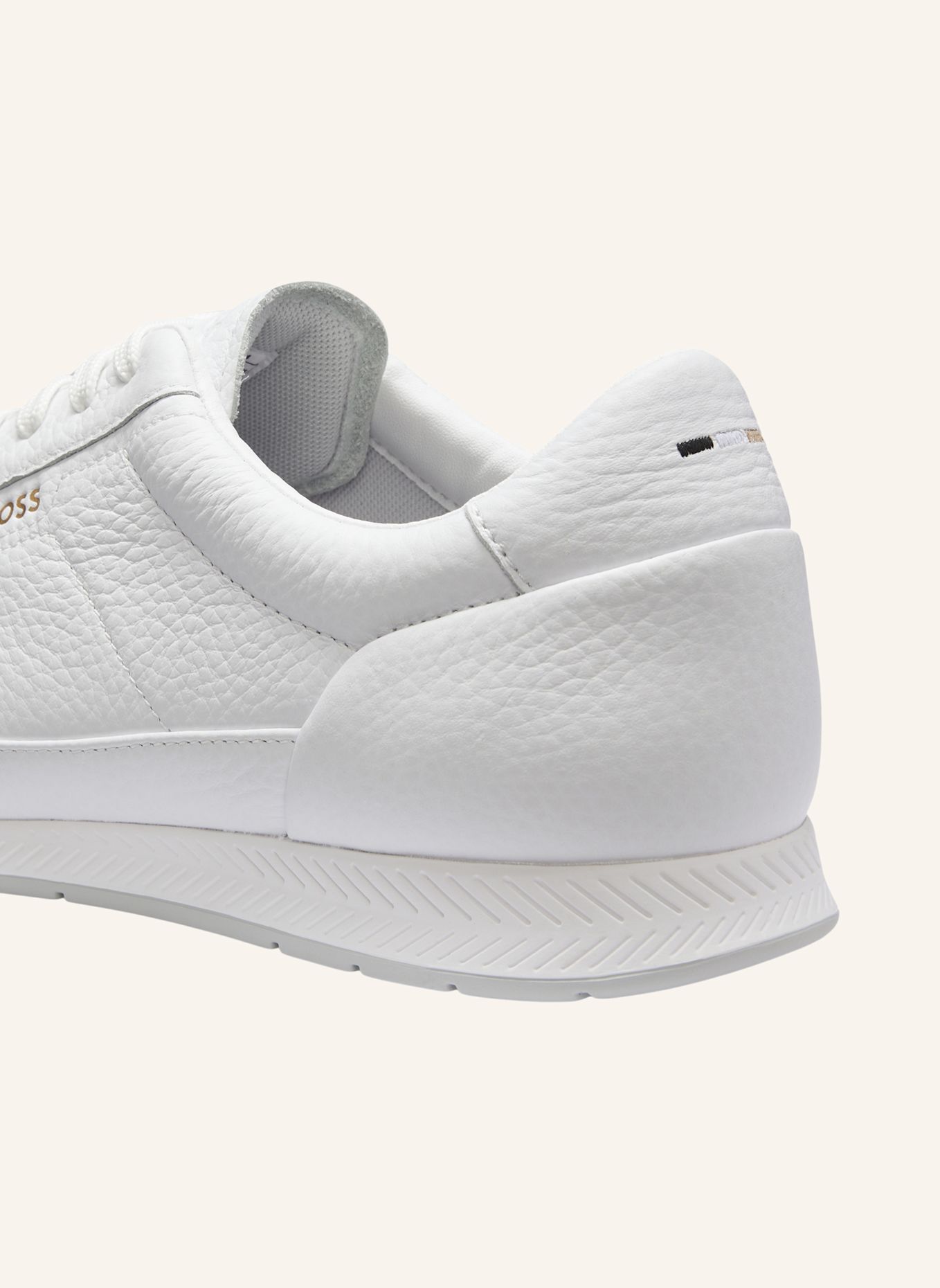 BOSS Sneaker NITAN_LOWP_LTGRN: WEISS