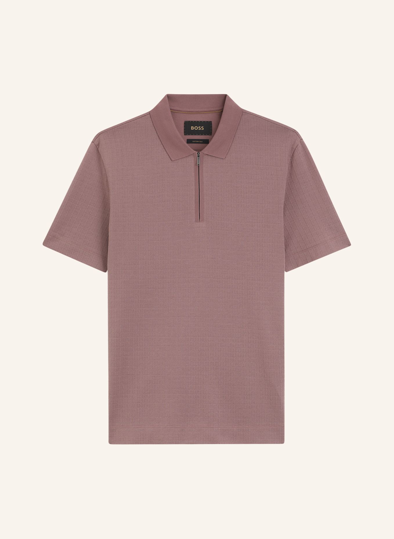 BOSS Polo L-PAYROT 147 Regular Fit: HELLBRAUN