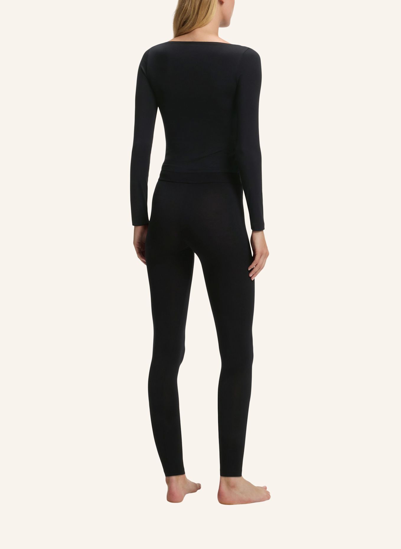 HUGO Unterw�Sche Legging THERMAL LEGGINGS Slim Fit: SCHWARZ