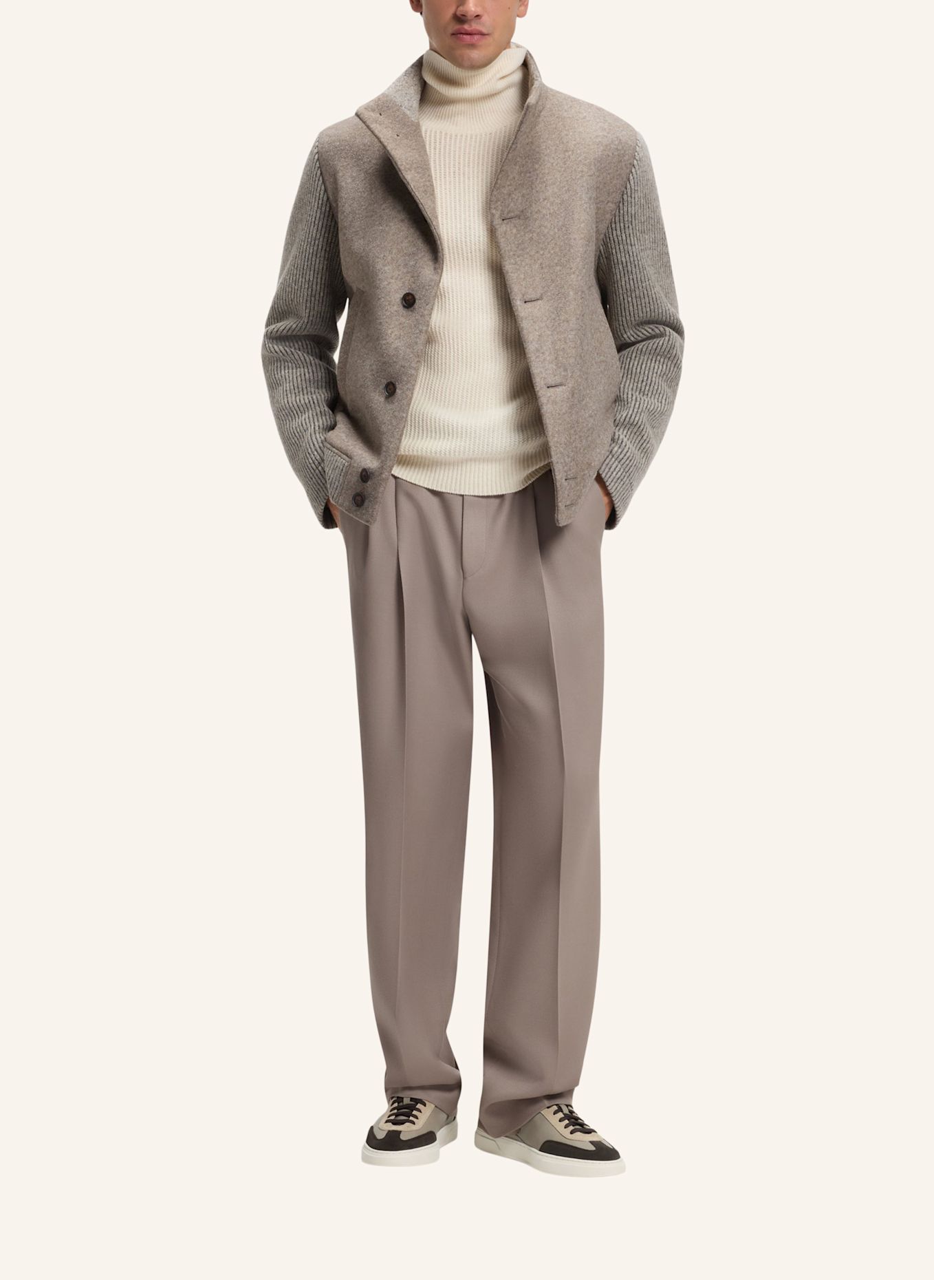 BOSS Sneaker KIERAN_TENN_SDTBPL: BRAUN