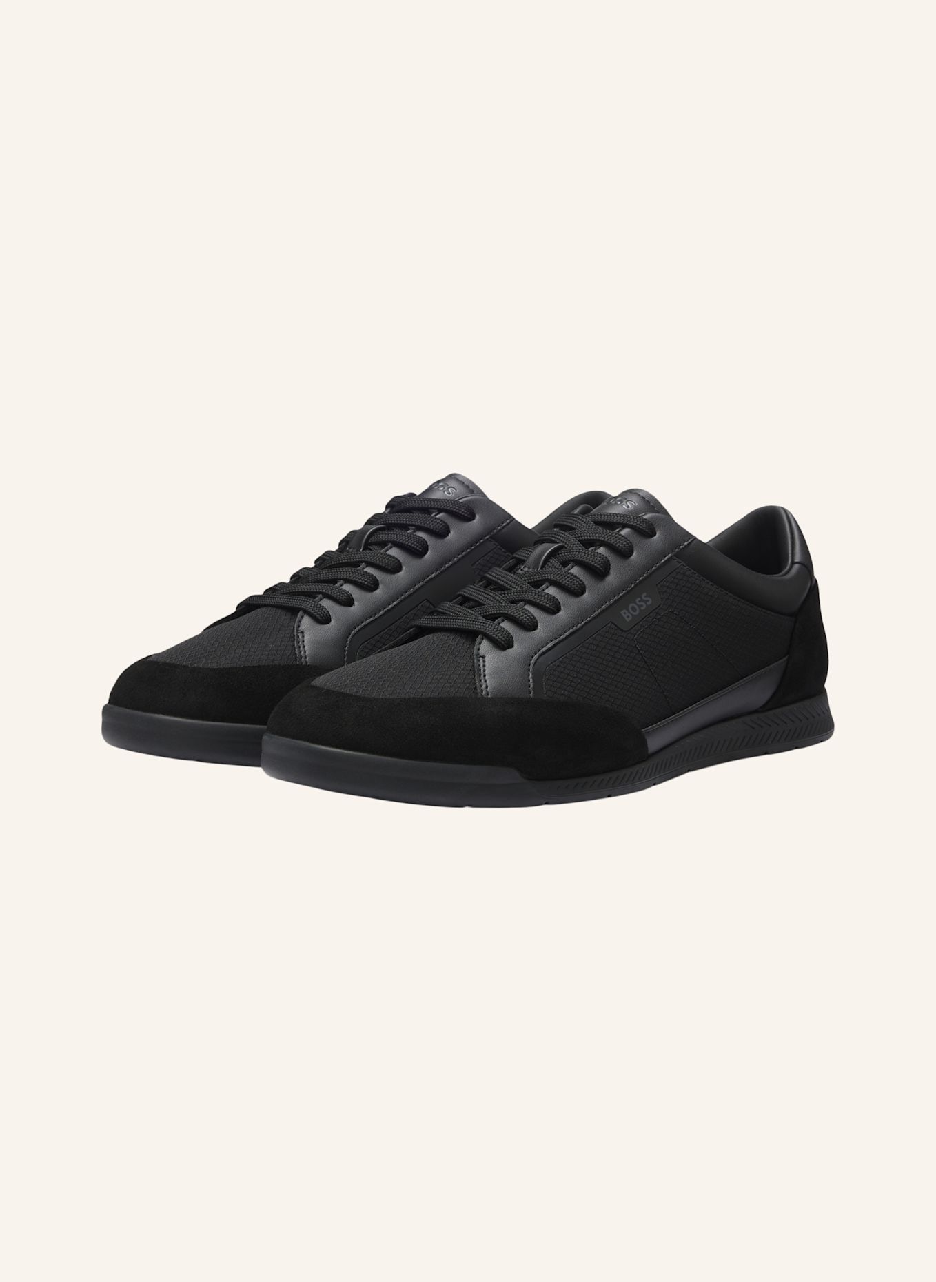 BOSS Sneaker NITAN_LOWP_MIRSPU: SCHWARZ