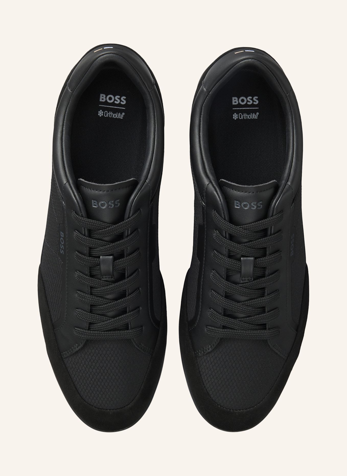 BOSS Sneaker NITAN_LOWP_MIRSPU: SCHWARZ