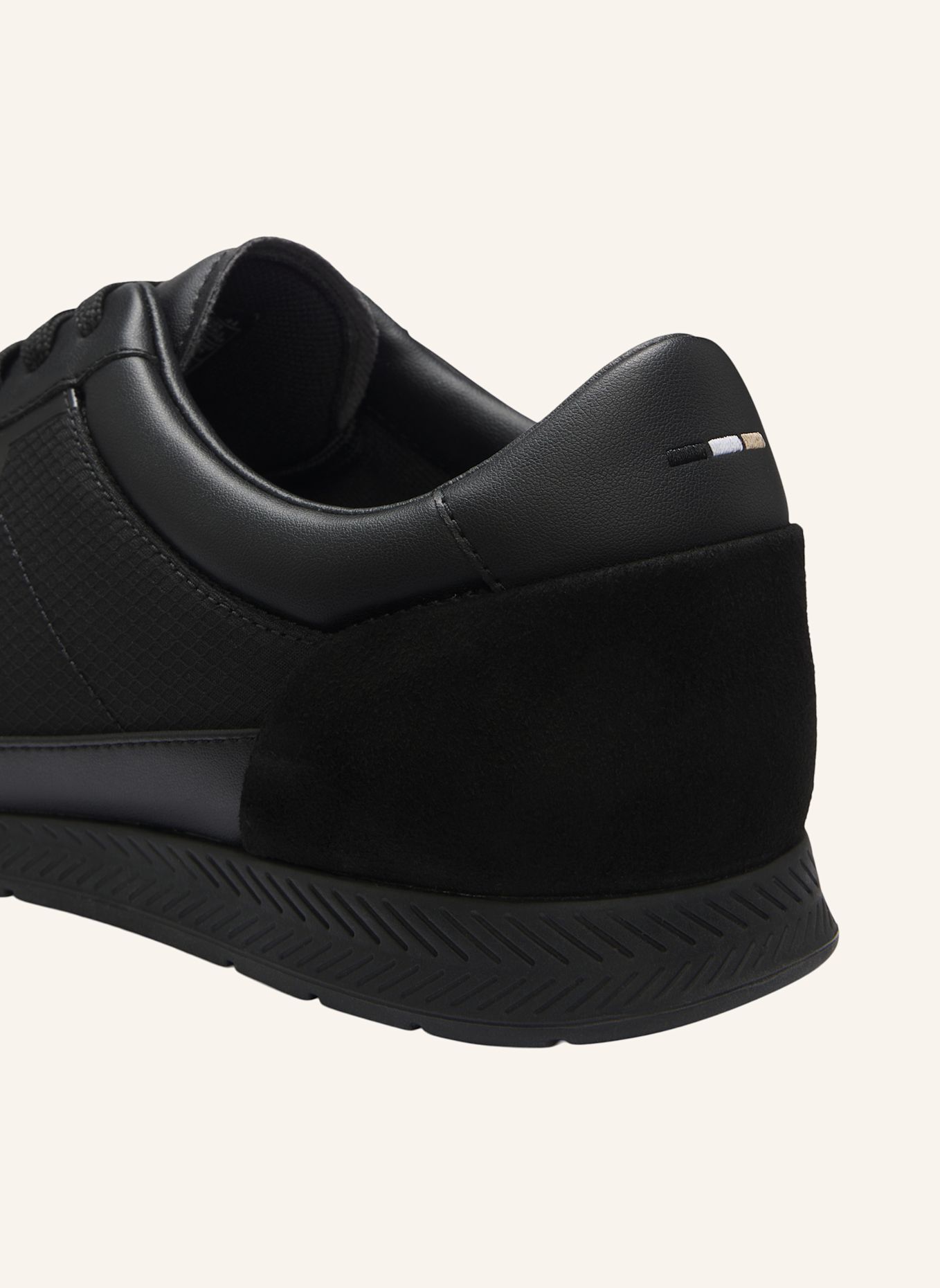 BOSS Sneaker NITAN_LOWP_MIRSPU: SCHWARZ