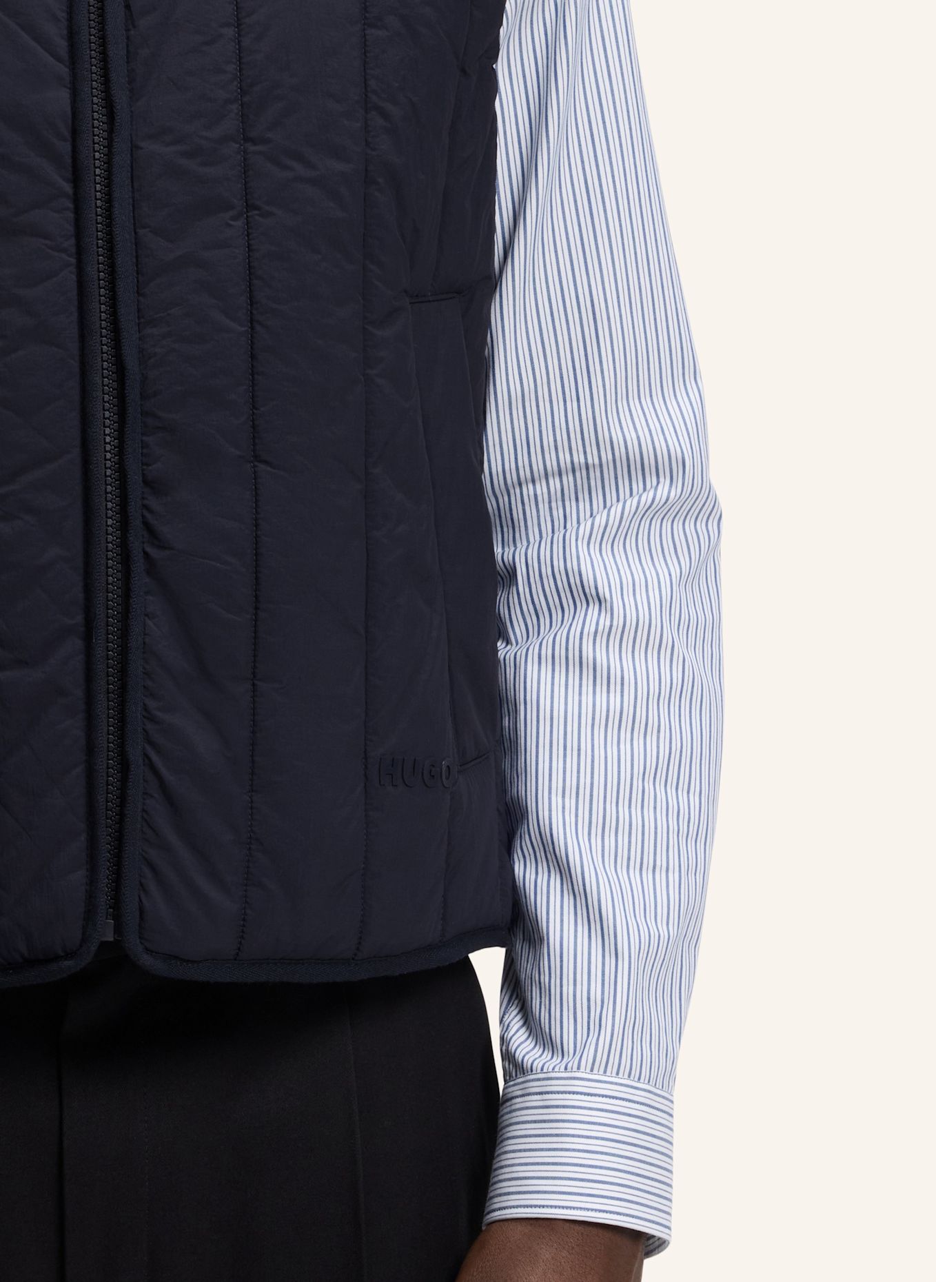 HUGO Jacke BRENO2611 Regular Fit: DUNKELBLAU