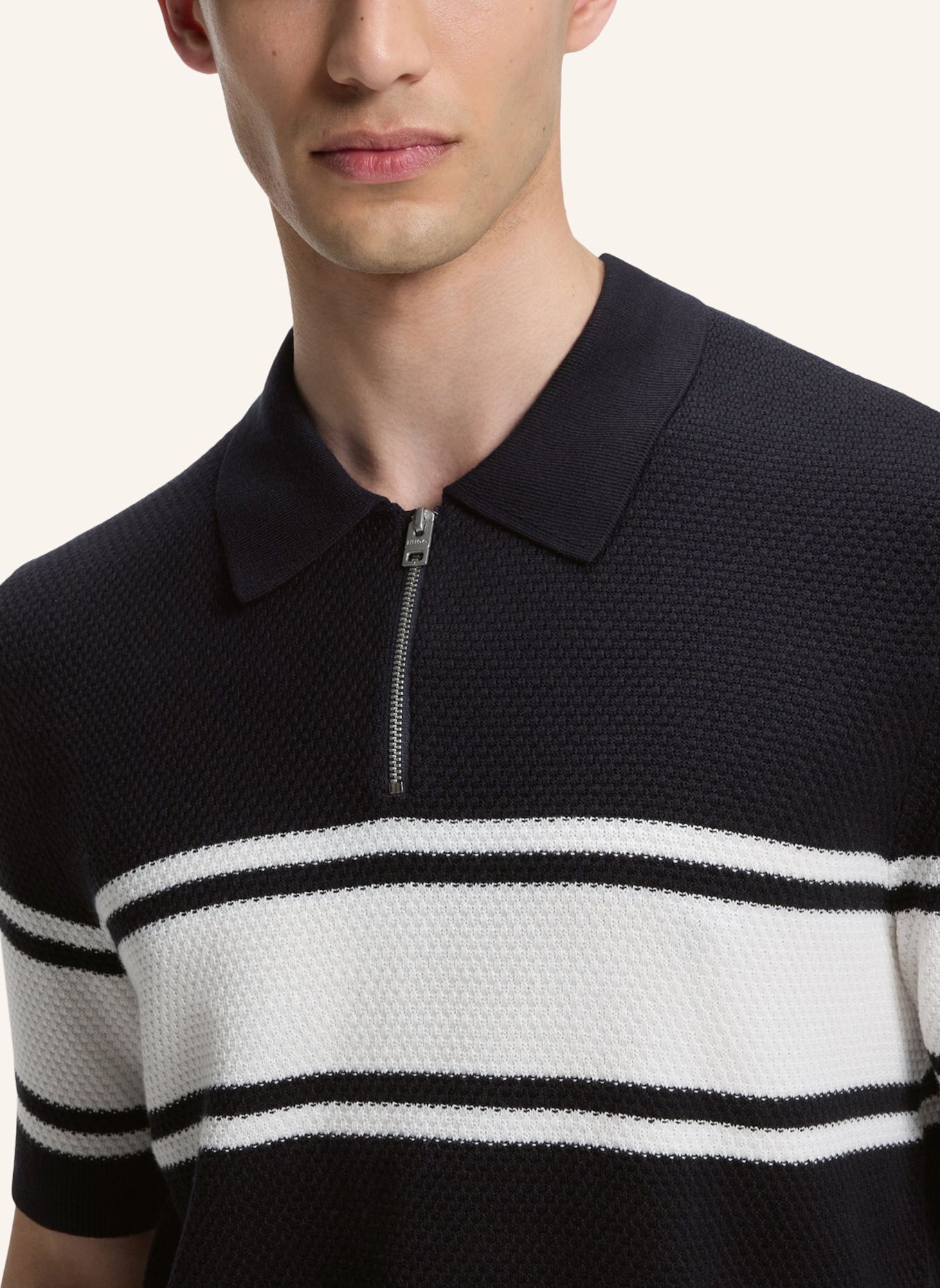 HUGO Pullover SHOLTON Regular Fit: DUNKELBLAU
