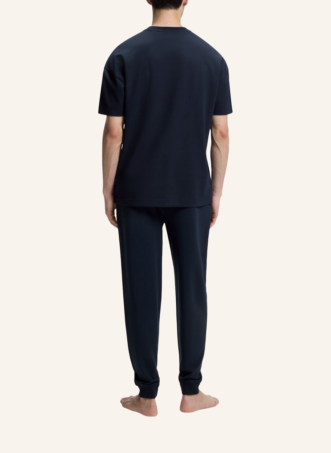 HUGO Loungewear Oberteil NOAH T-SHIRT Relaxed Fit: DUNKELBLAU