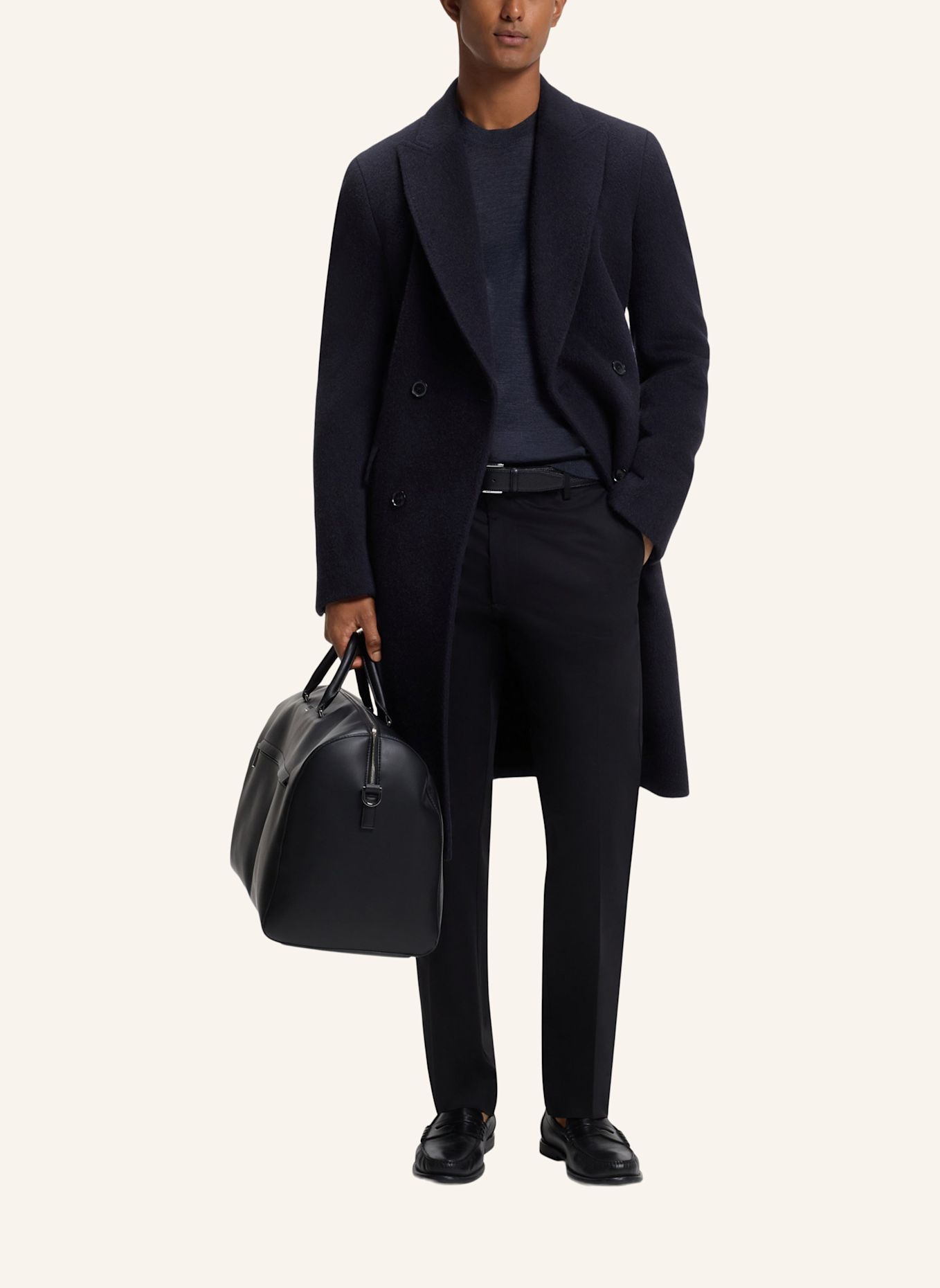 BOSS Pullover H-LENO Regular Fit: BLAU