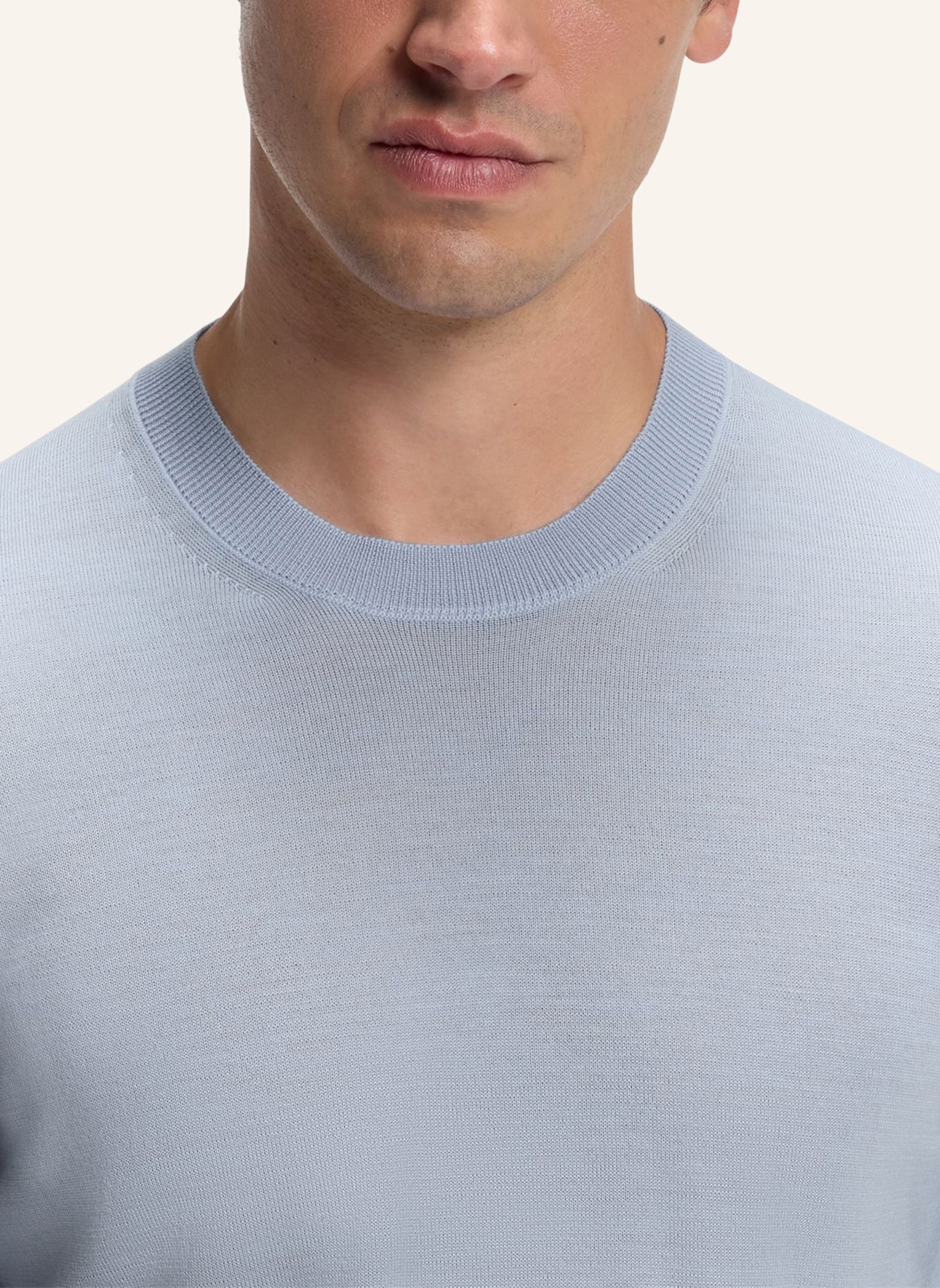 BOSS Pullover H-LENO Regular Fit: BLAU