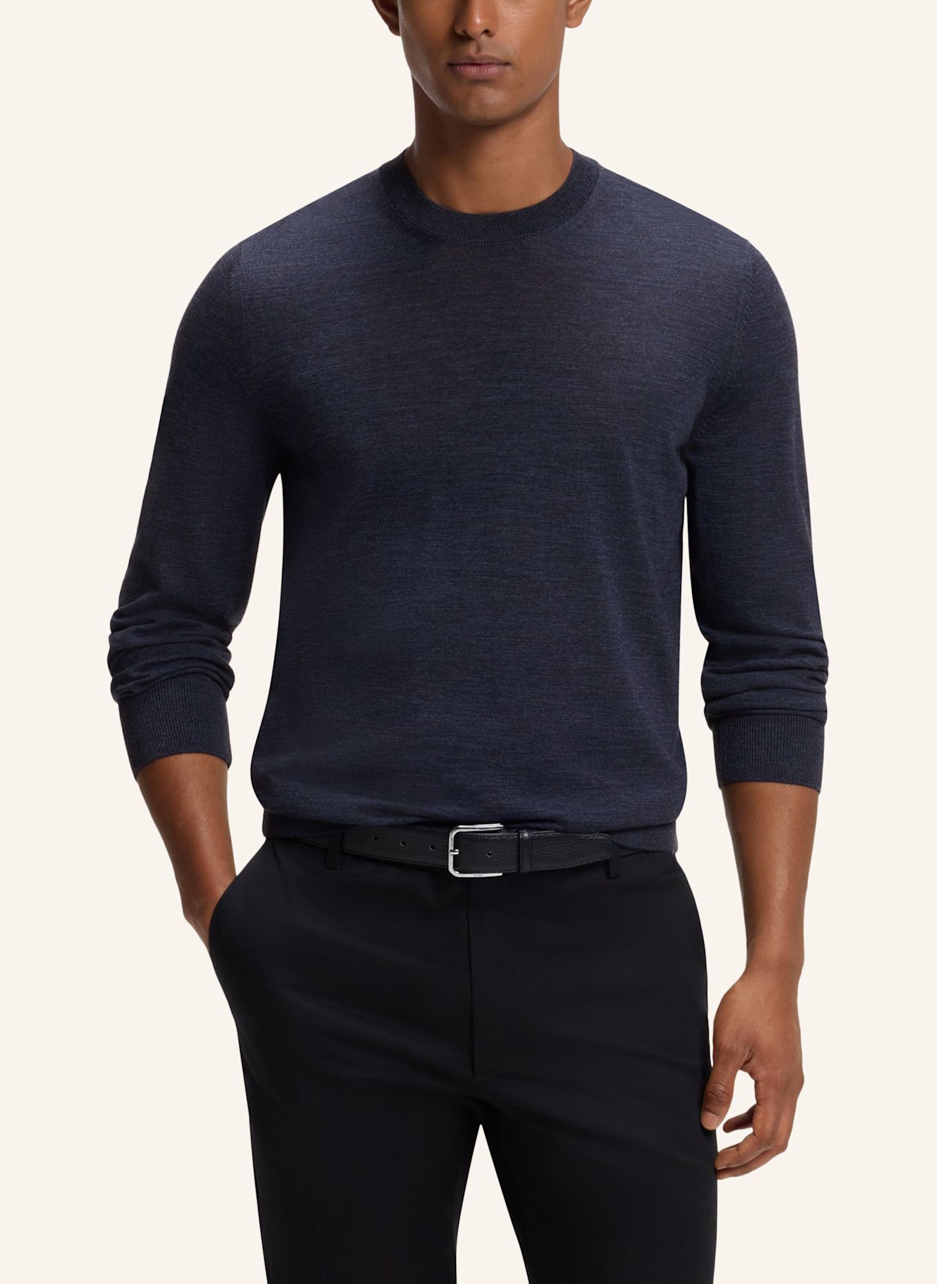 BOSS Pullover H-LENO Regular Fit: BLAU
