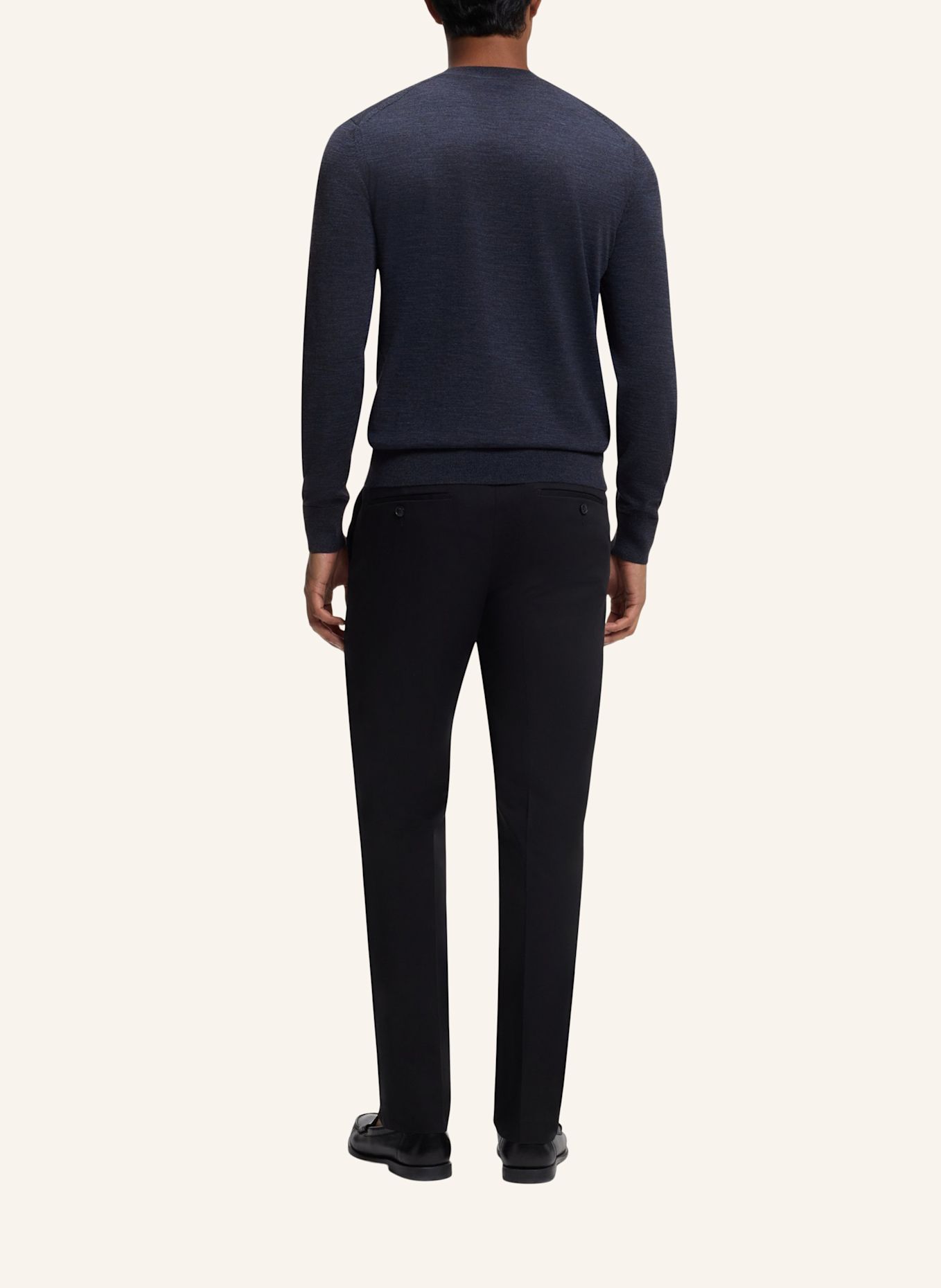BOSS Pullover H-LENO Regular Fit: BLAU