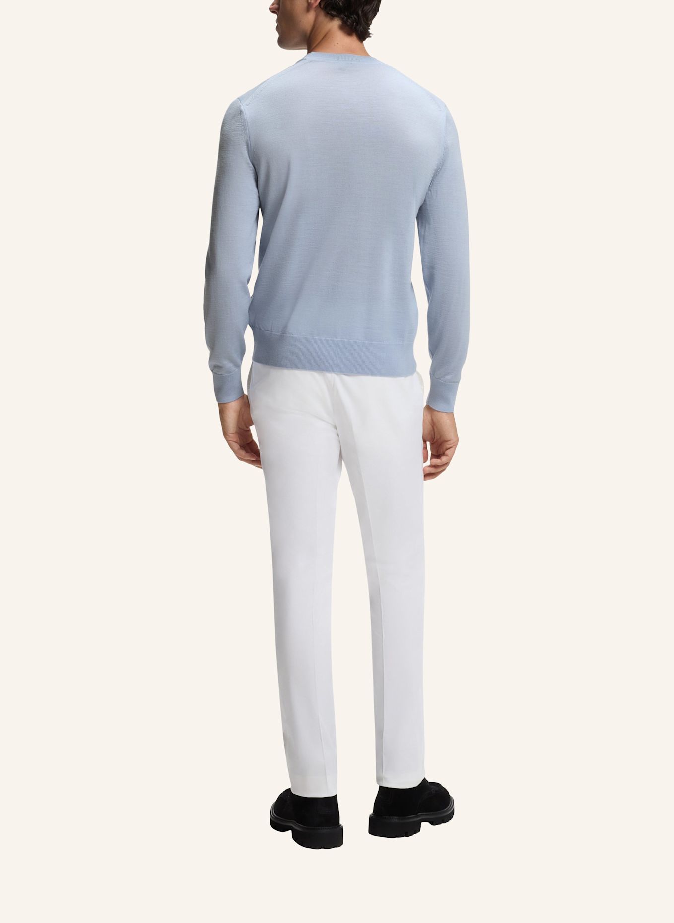 BOSS Pullover H-LENO Regular Fit: BLAU