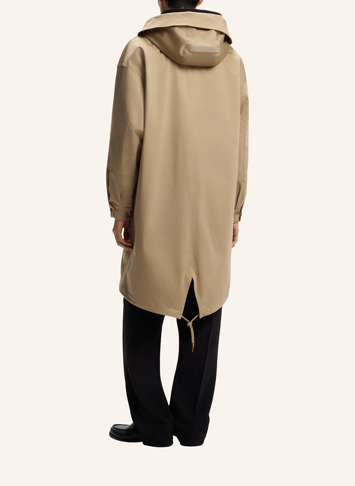 HUGO Casual Mantel MIKO2631 Regular Fit: BEIGE
