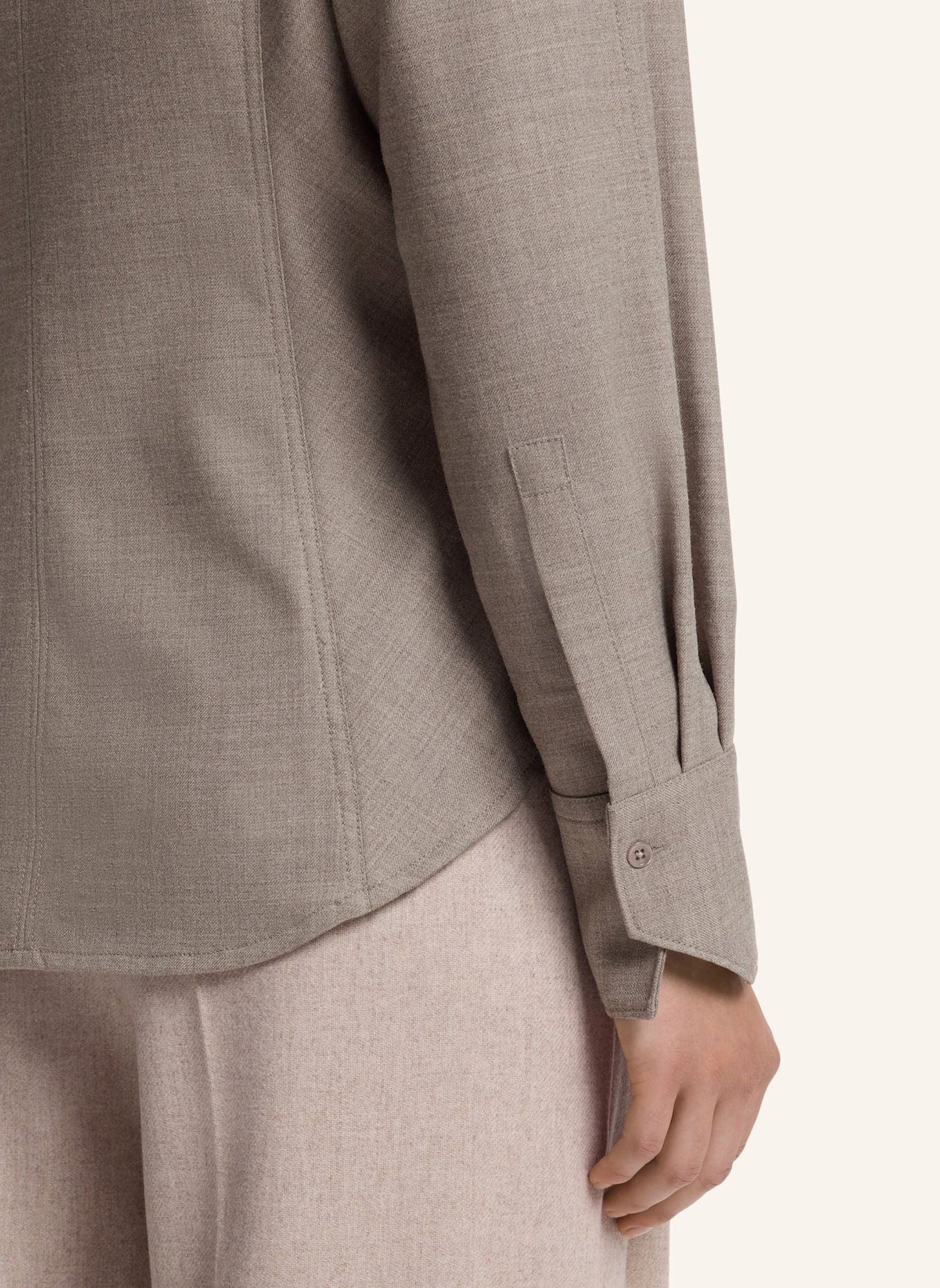 BOSS Bluse BANNEL Slim Fit: BEIGE