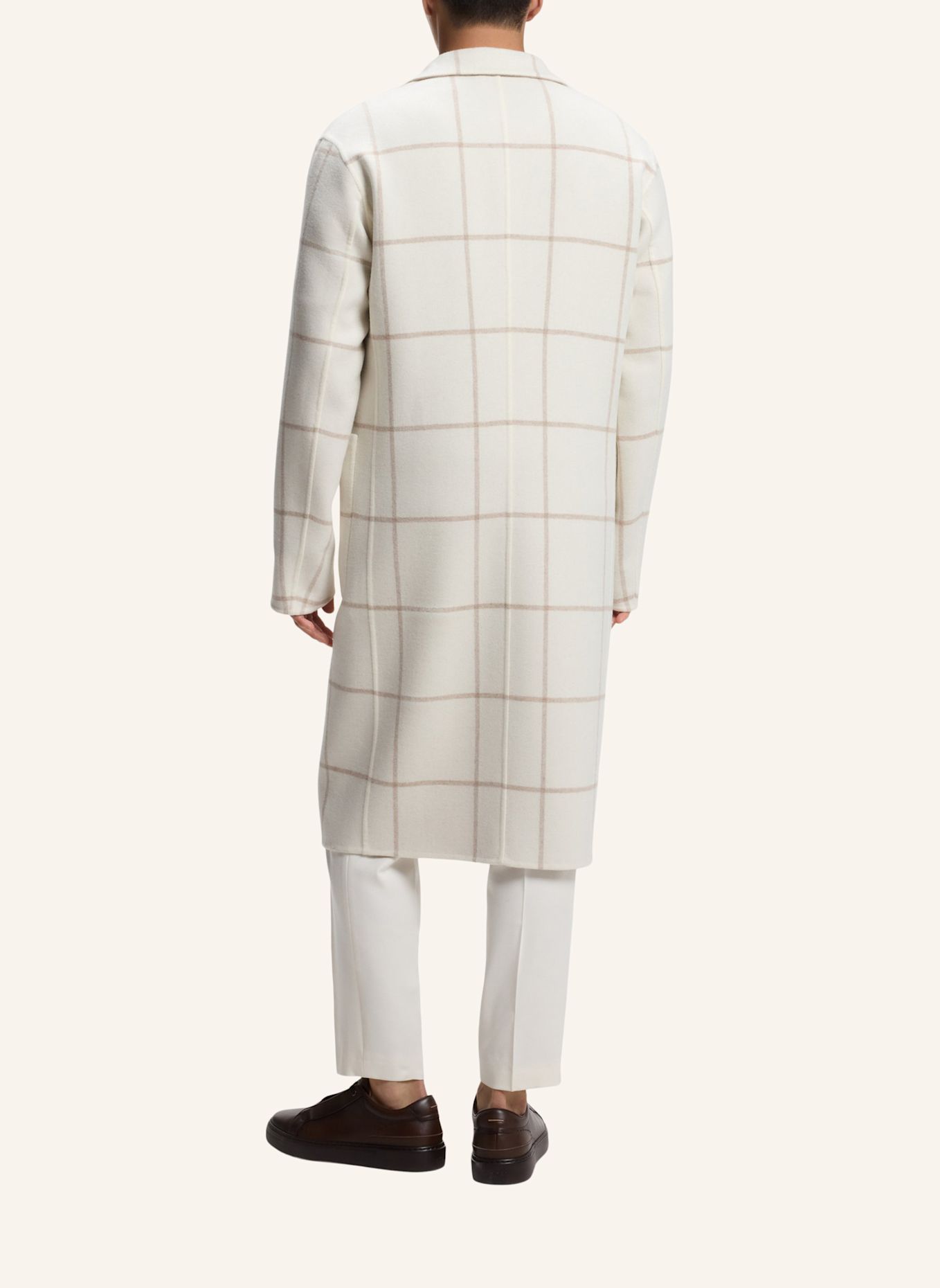 BOSS Mantel L-CARY-DF-RVS-254 Relaxed Fit: WEISS