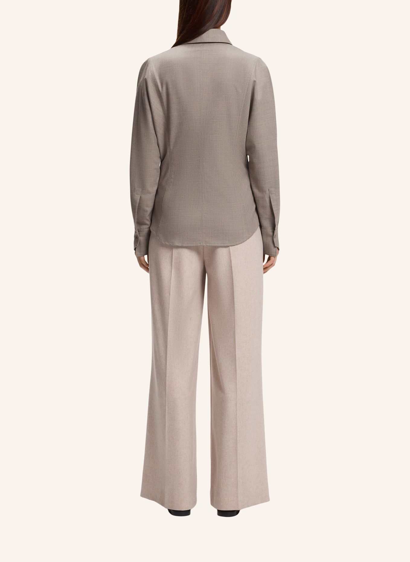 BOSS Bluse BANNEL Slim Fit: BEIGE