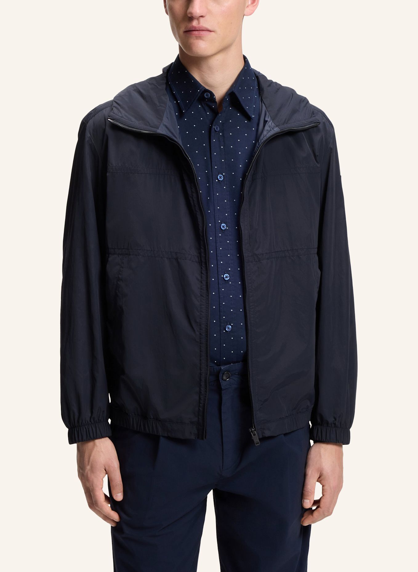 BOSS Jacke OTILY1 Relaxed Fit: DUNKELBLAU