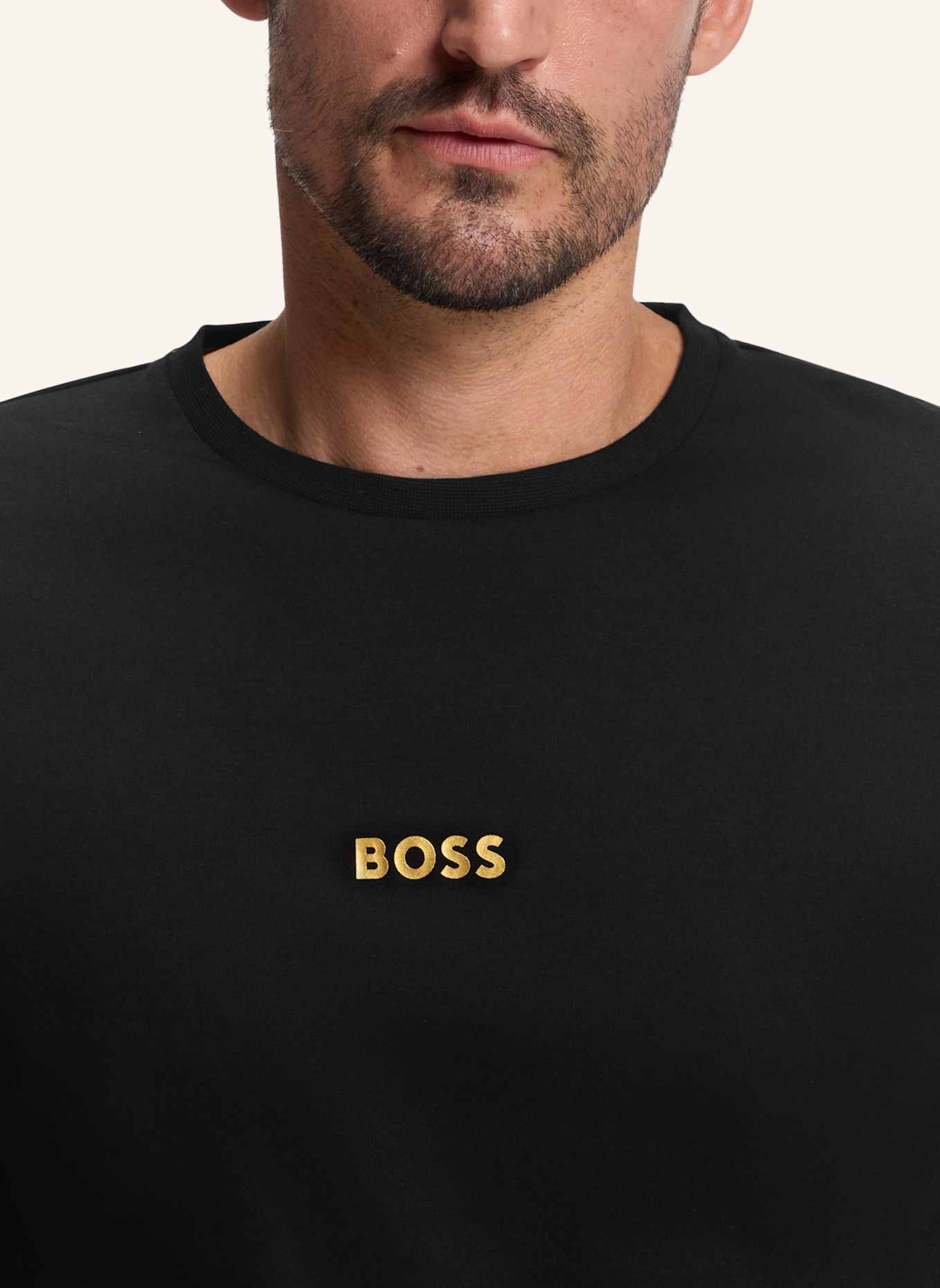 BOSS Pyjama-Set XMAS LONG SET Regular Fit: SCHWARZ