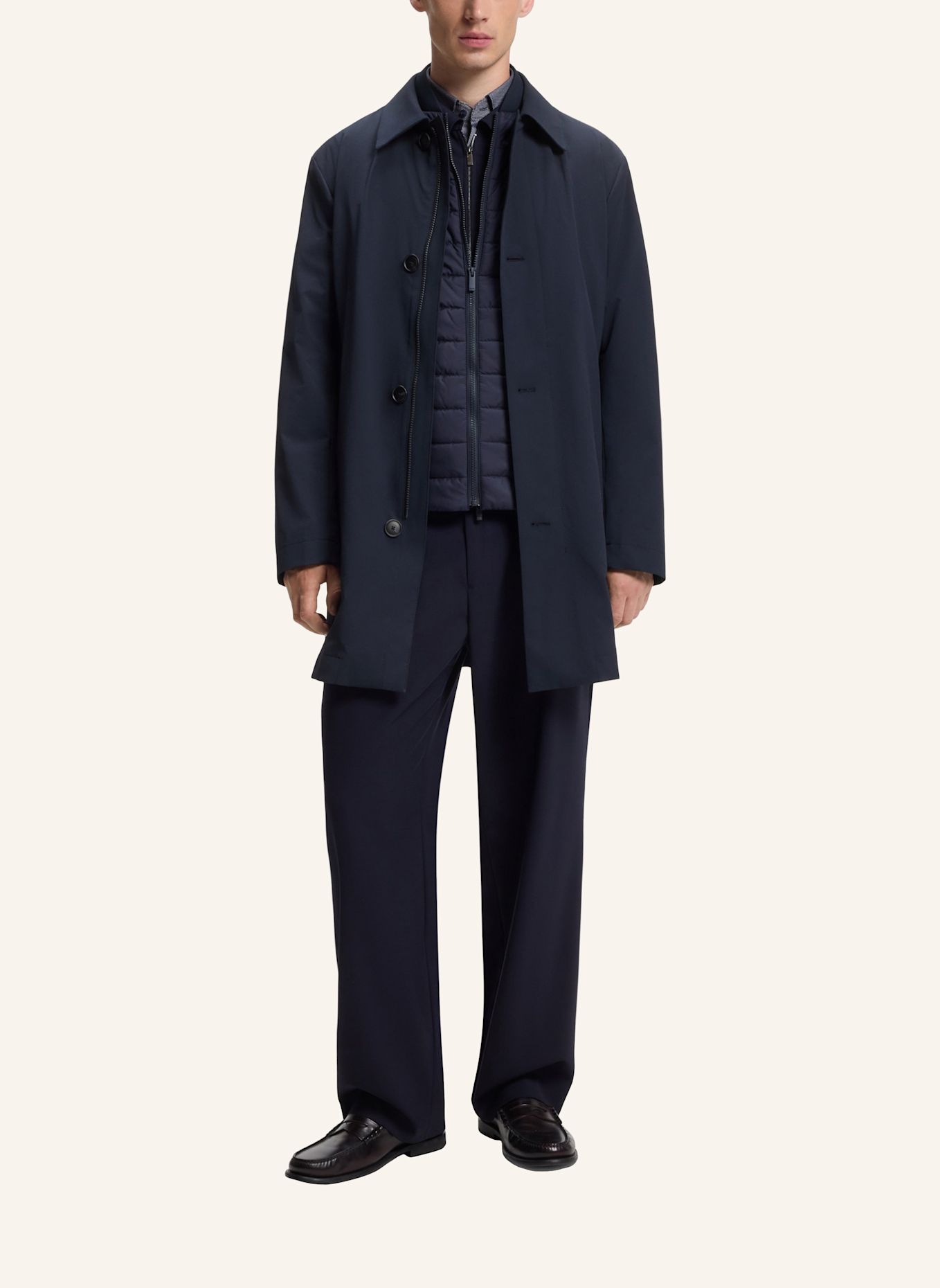 BOSS Mantel P-JARED-3IN1-263F Regular Fit: DUNKELBLAU