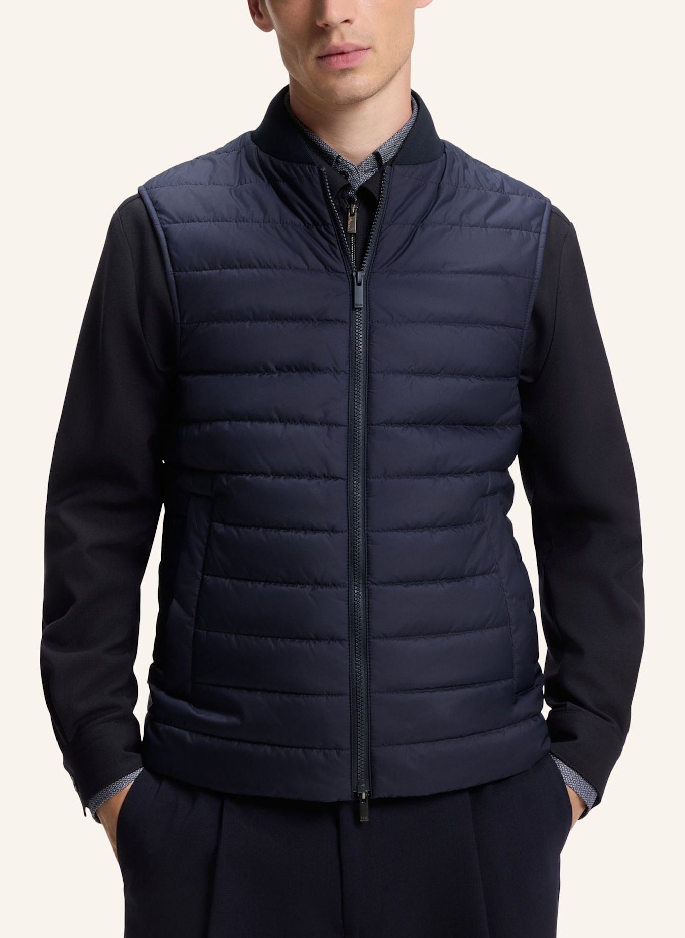 BOSS Mantel P-JARED-3IN1-263F Regular Fit: DUNKELBLAU
