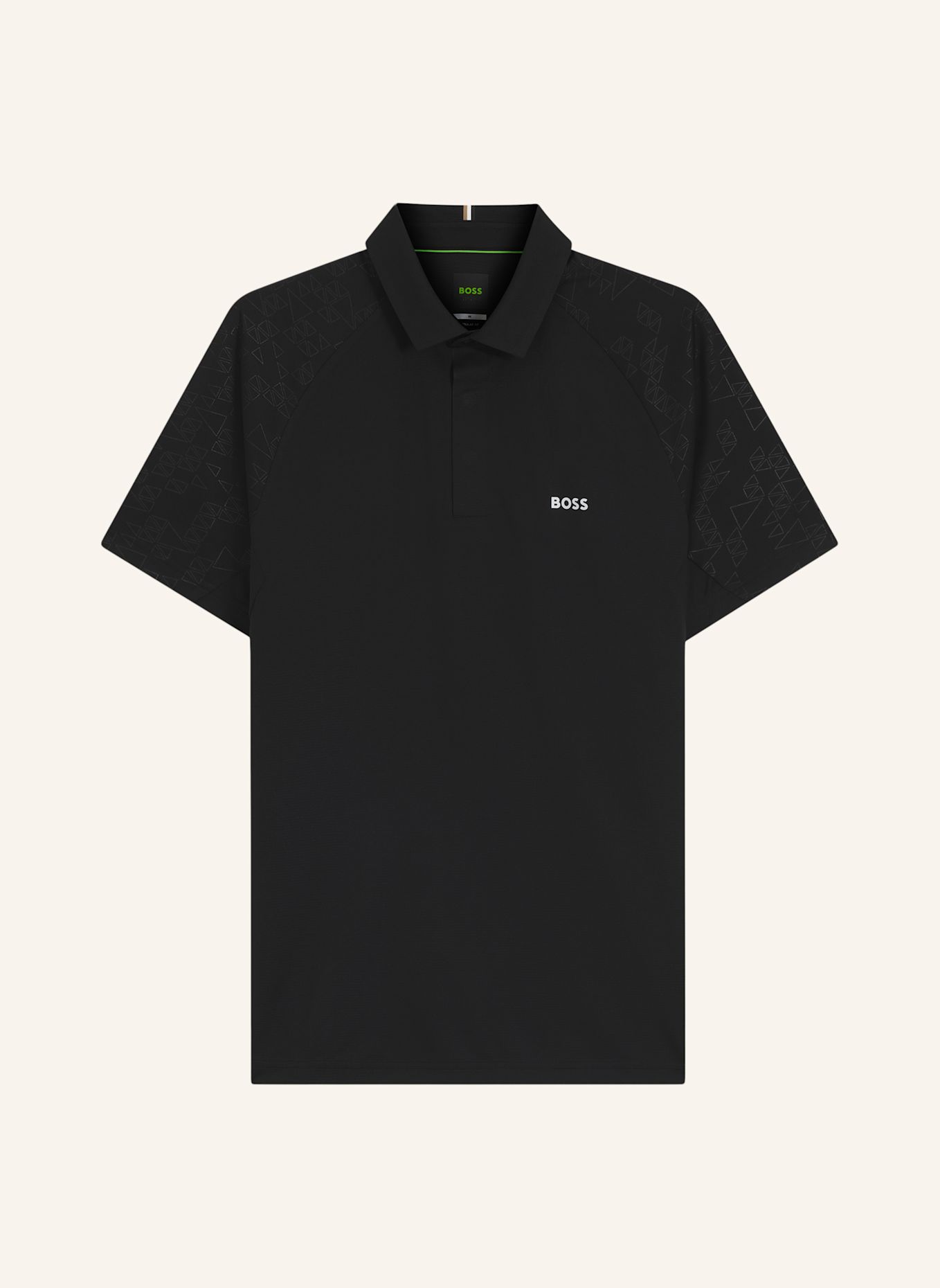 BOSS Polo PL_GOC PADDYTECH Regular Fit: SCHWARZ