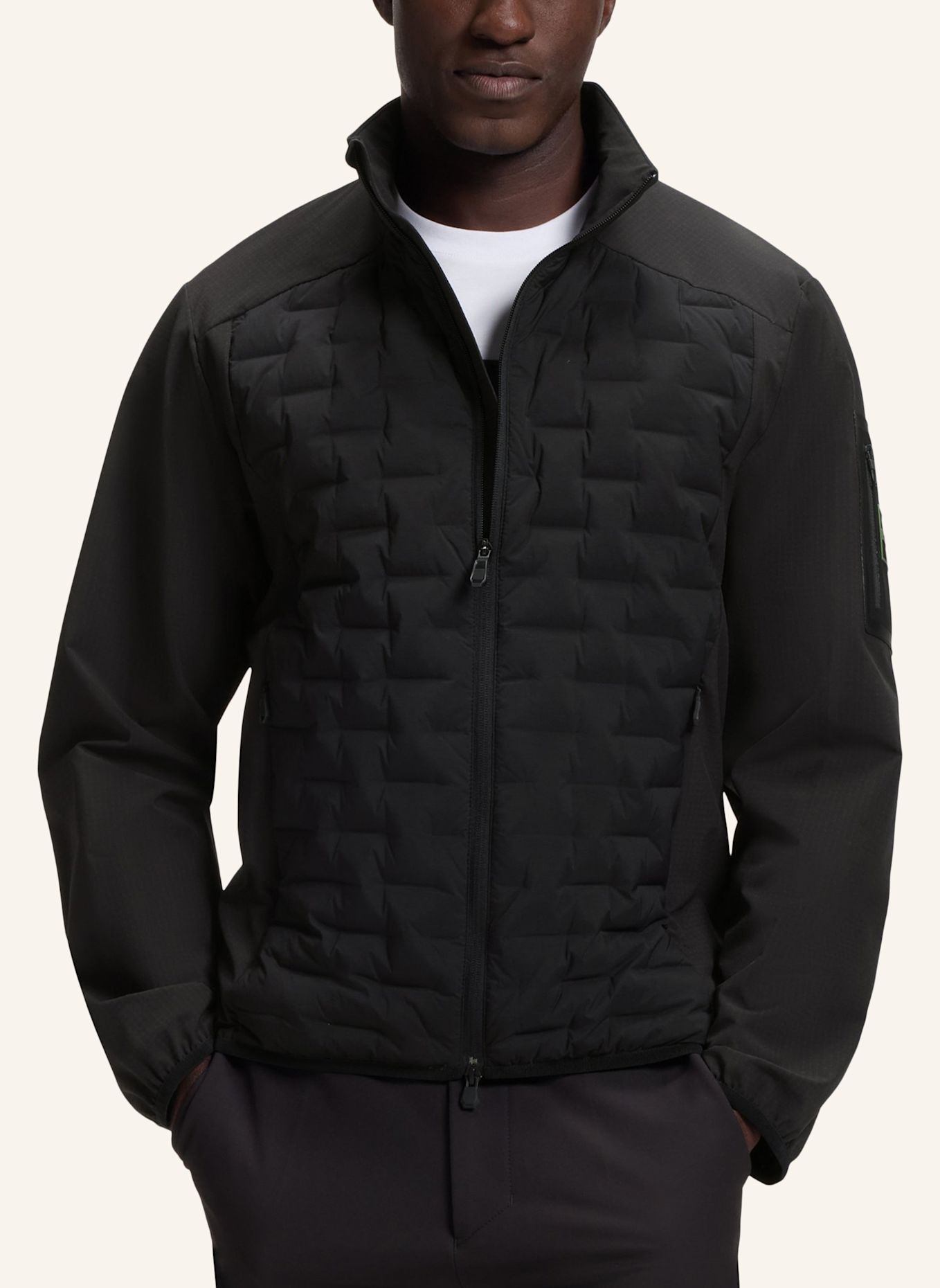 BOSS Daunenjacke OW_T-DOWNHYBRID HD2 Regular Fit: SCHWARZ