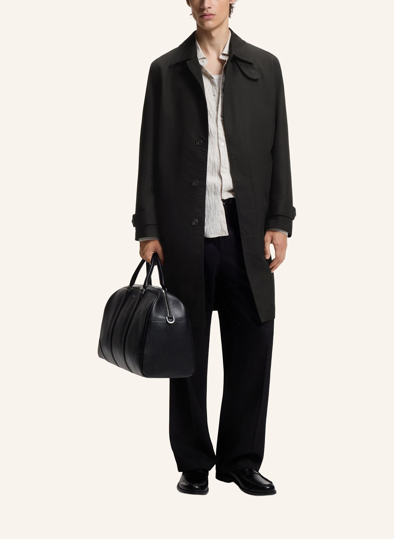 HUGO Mantel MAVER2631 Regular Fit: SCHWARZ