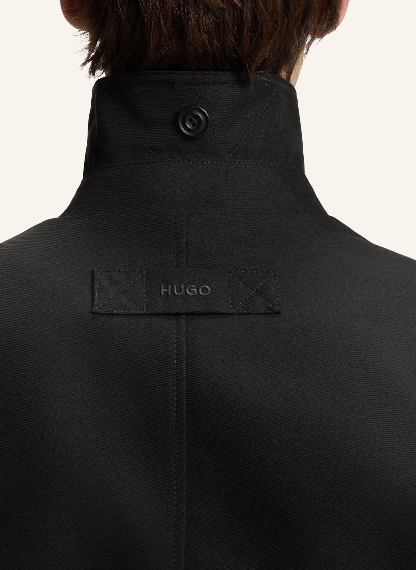 HUGO Mantel MAVER2631 Regular Fit: SCHWARZ