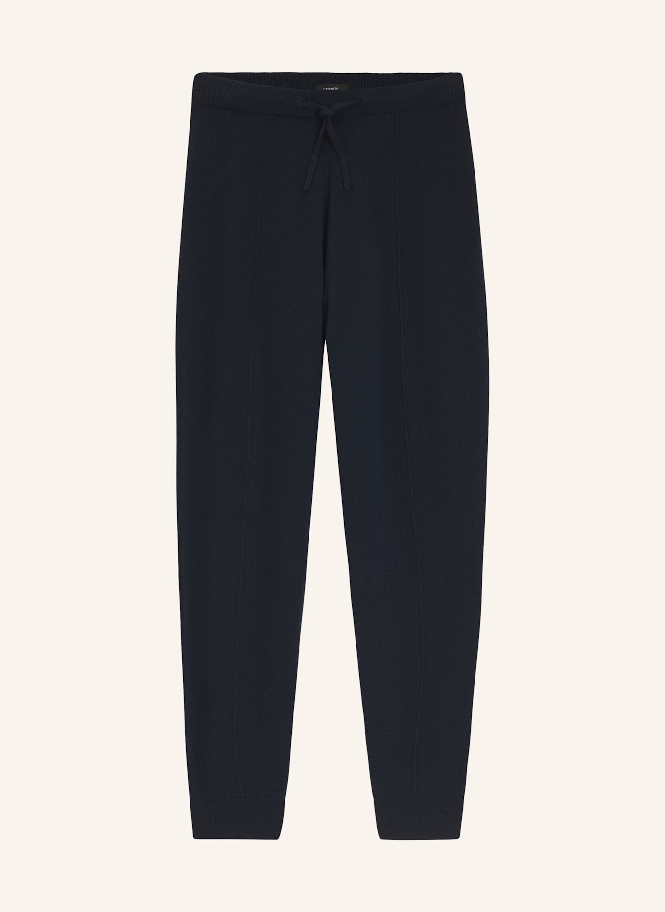 BOSS Strickhose FALINDANA aus Cashmere: DUNKELBLAU