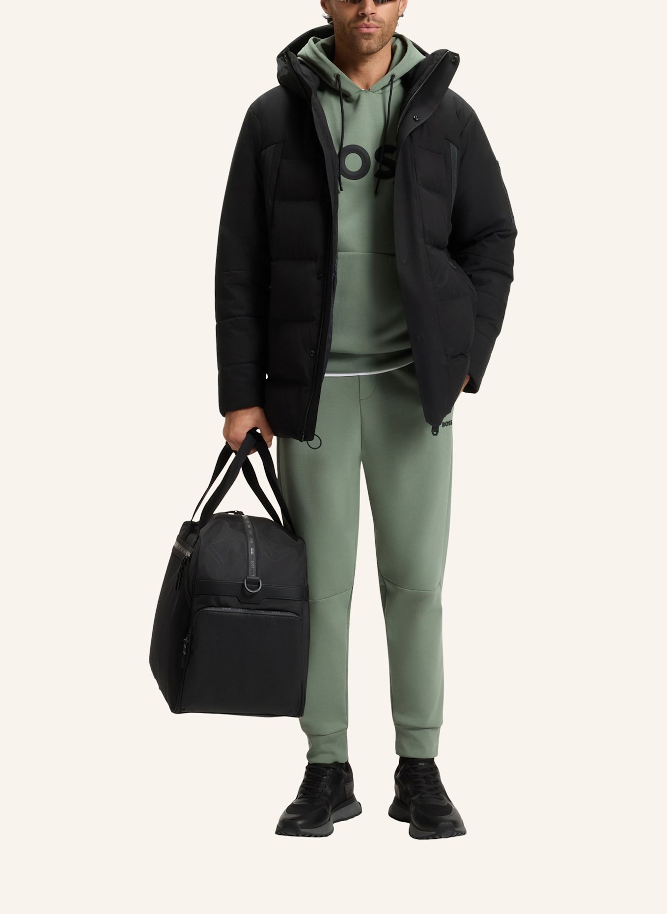 BOSS Jacke OW_BLOCK-X PARKA Regular Fit: SCHWARZ
