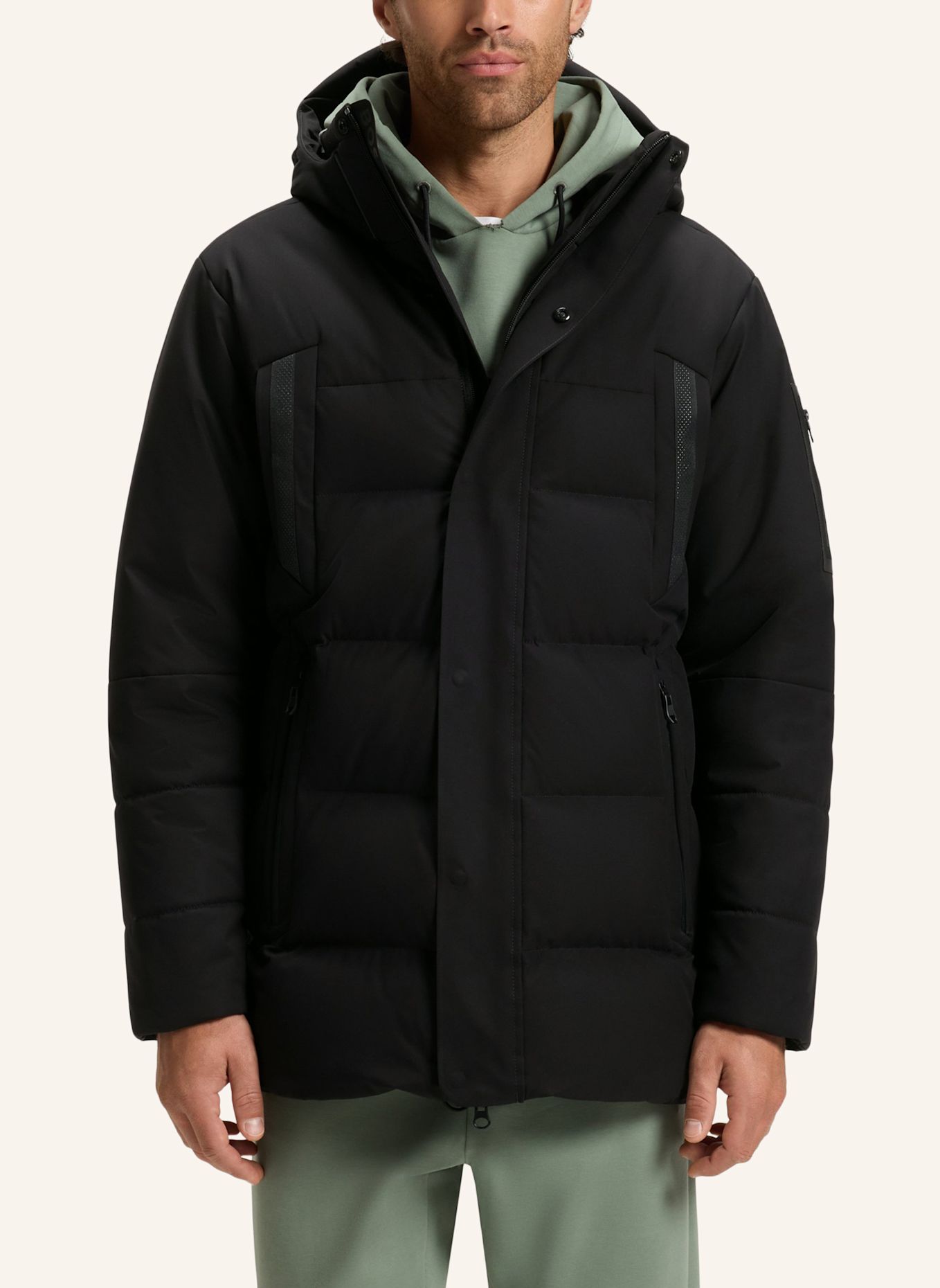 BOSS Jacke OW_BLOCK-X PARKA Regular Fit: SCHWARZ