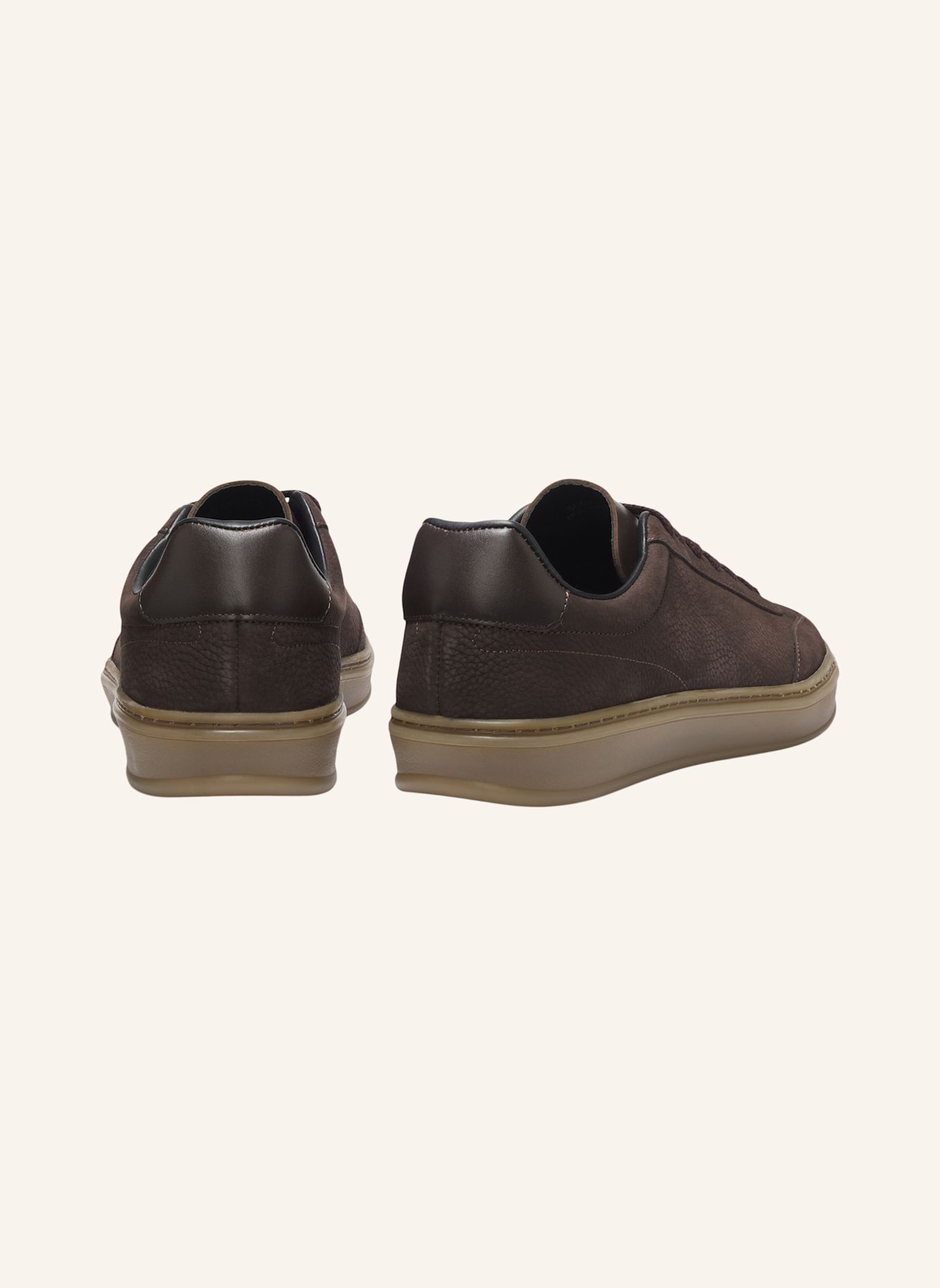 BOSS Sneaker ZAREK_TENN_NBLT_DB: DUNKELBRAUN