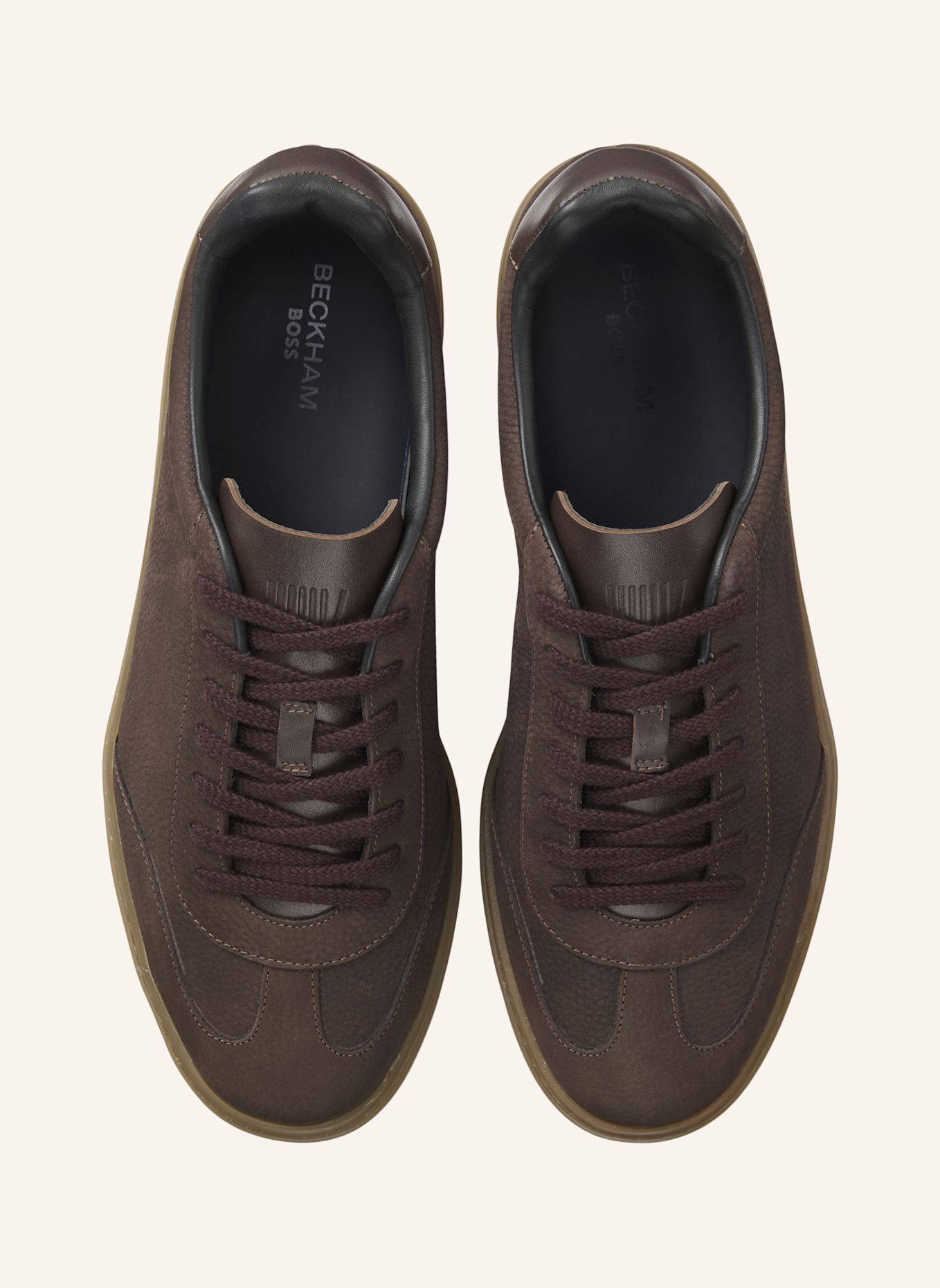 BOSS Sneaker ZAREK_TENN_NBLT_DB: DUNKELBRAUN