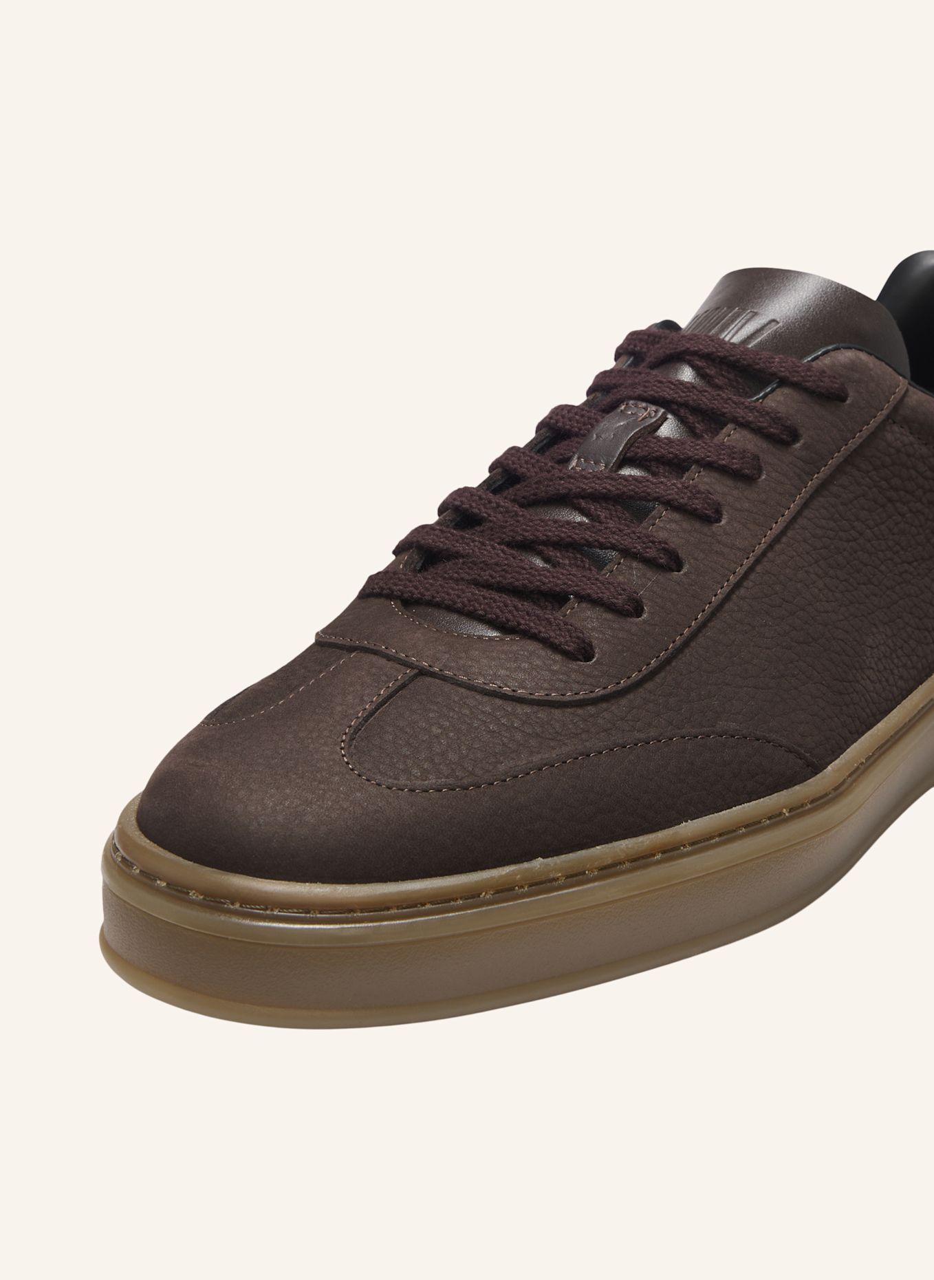 BOSS Sneaker ZAREK_TENN_NBLT_DB: DUNKELBRAUN