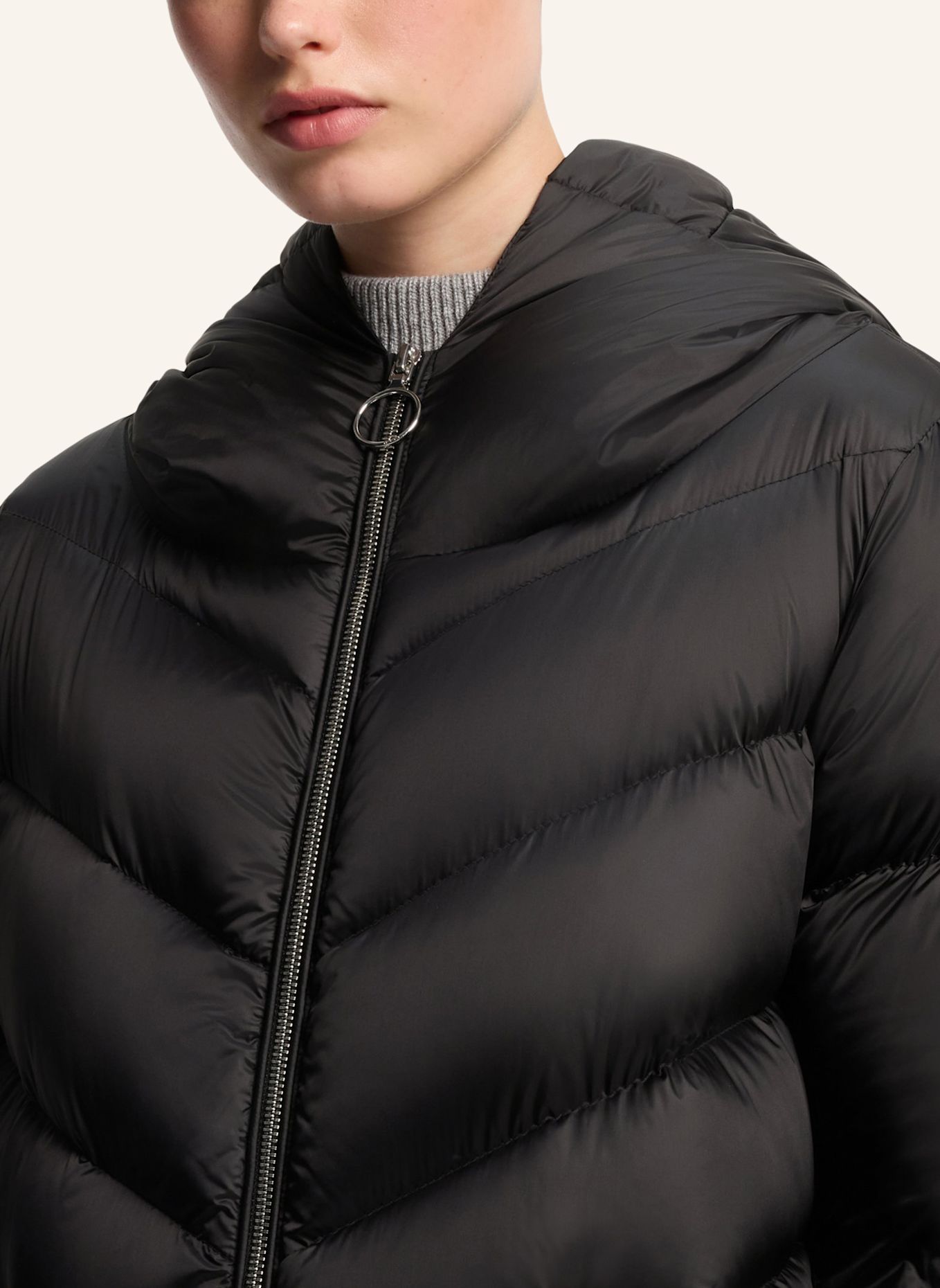 HUGO Daunenjacke FINI-4 Relaxed Fit: SCHWARZ