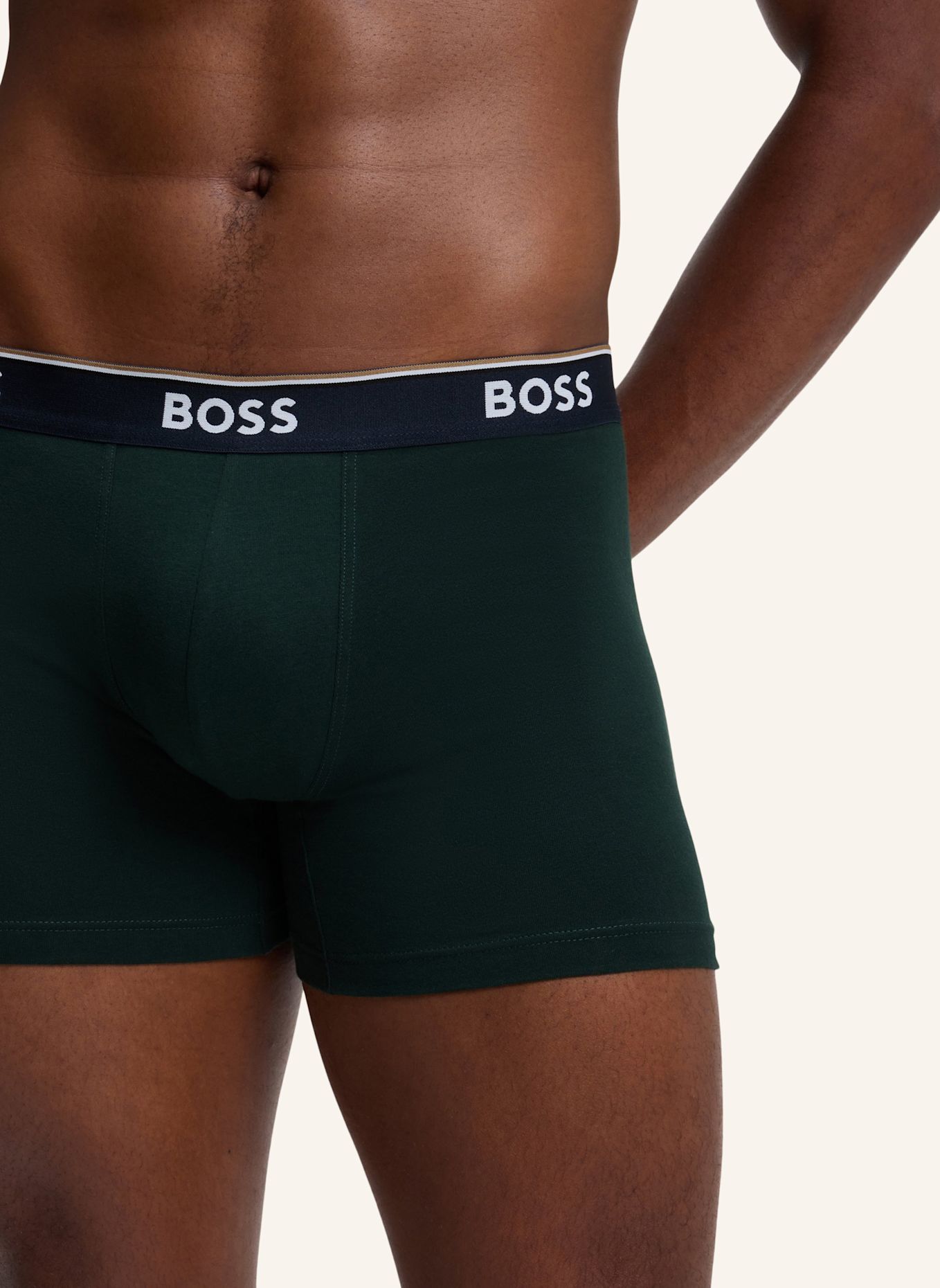 BOSS 3Er-Pack Boxershorts BOXERBR 3P POWER DES: BLAU