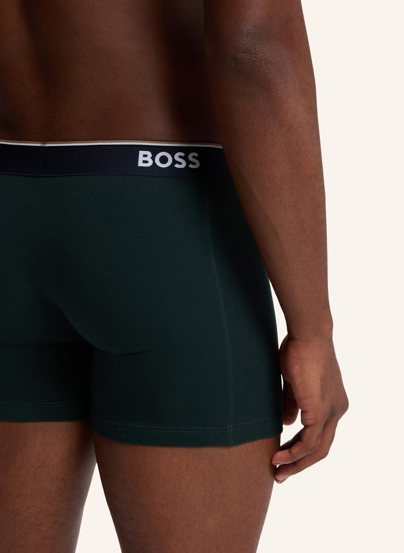BOSS 3Er-Pack Boxershorts BOXERBR 3P POWER DES: BLAU