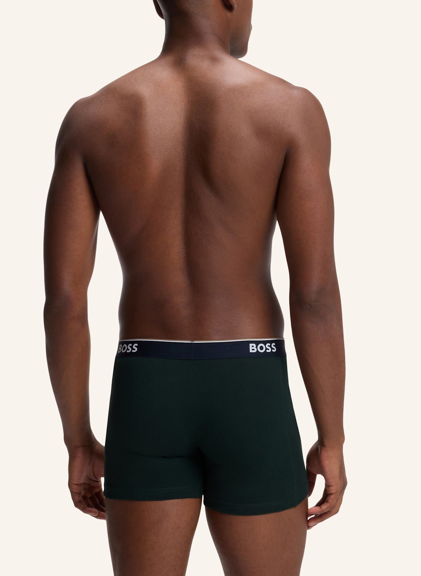 BOSS 3Er-Pack Boxershorts BOXERBR 3P POWER DES: BLAU