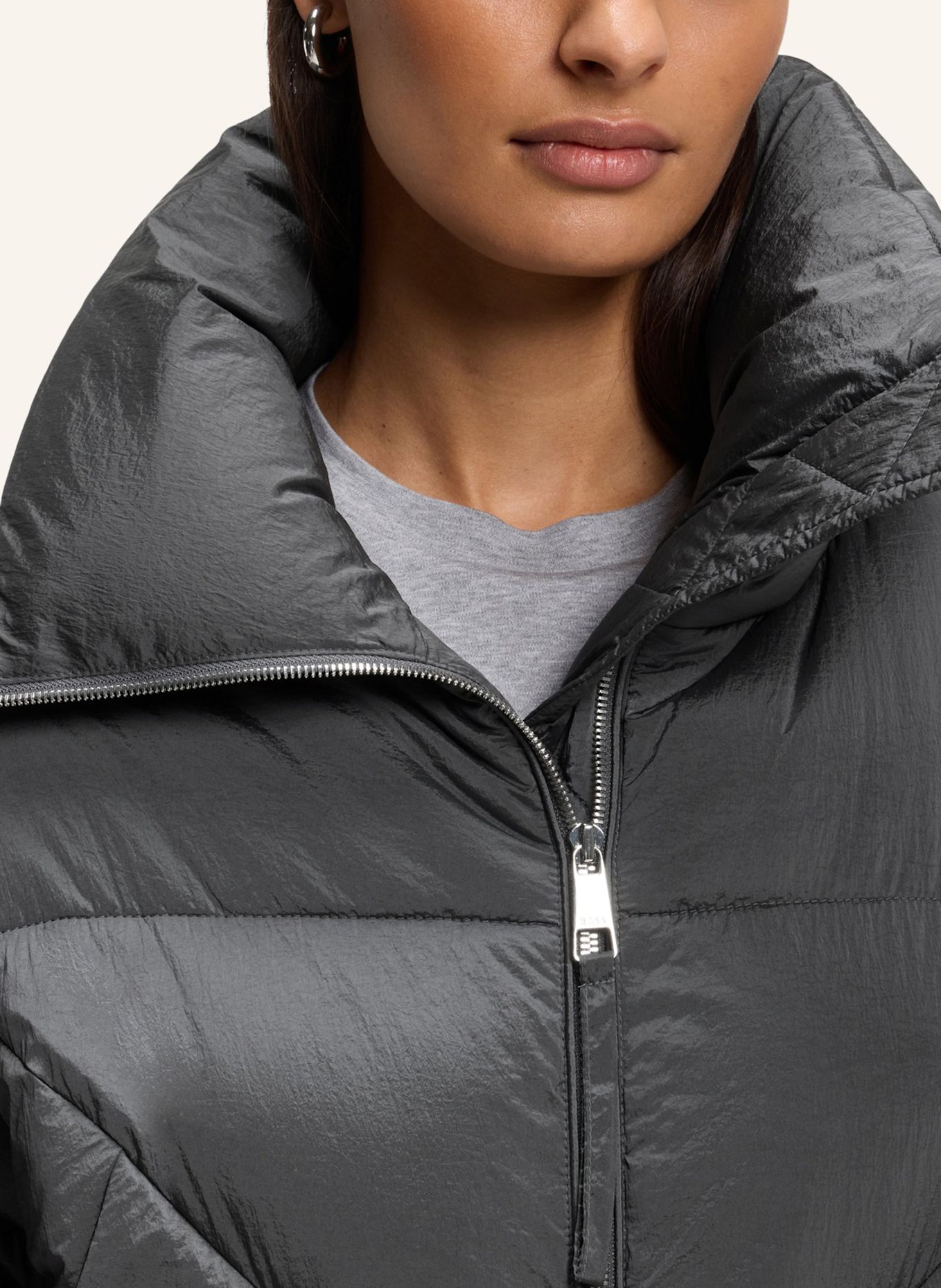 BOSS Jacke C_PADILENA Regular Fit: GRAU