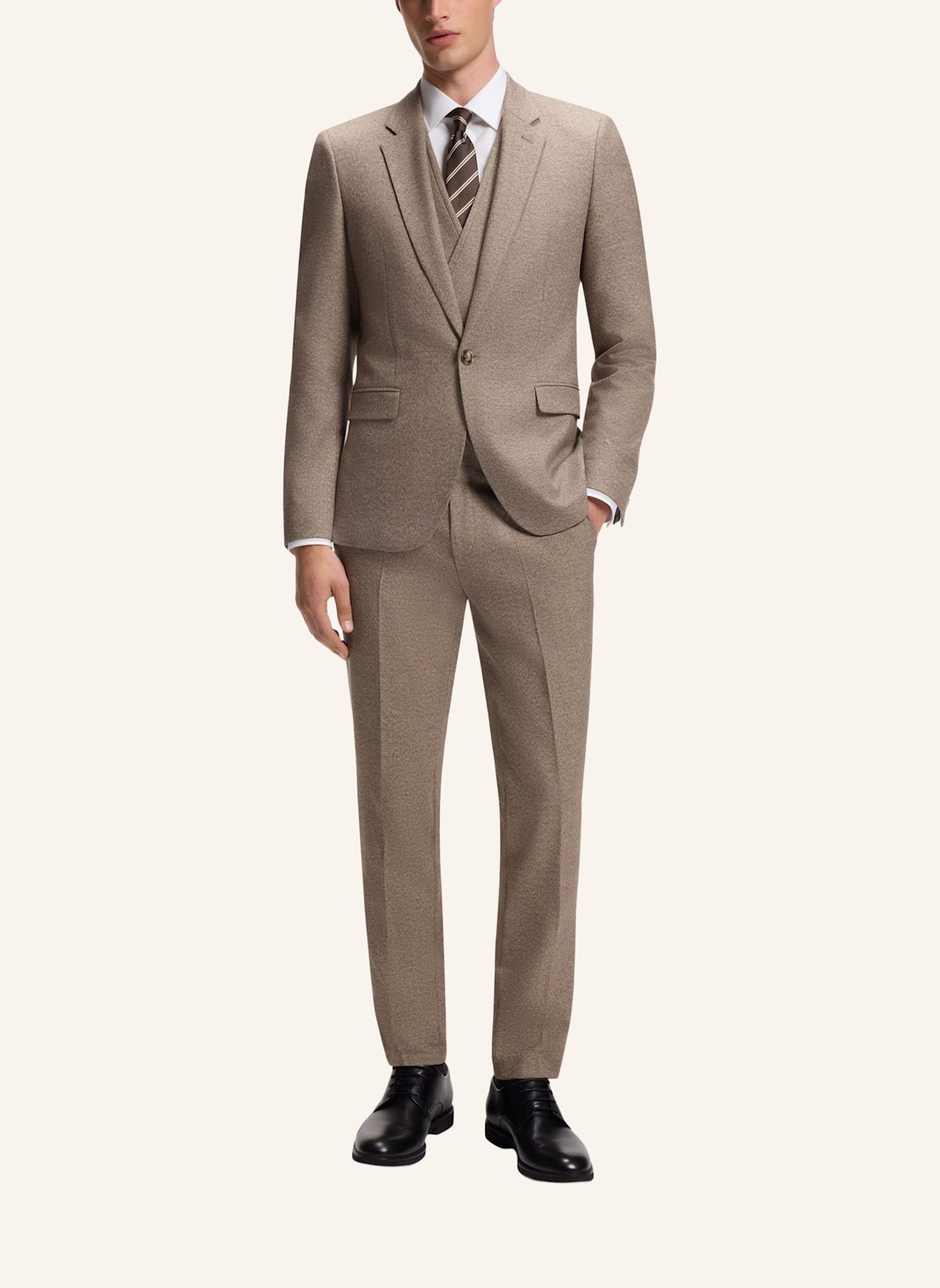 HUGO Anzug ARTI/HESTEN242V1X Extra-Slim Fit: BRAUN