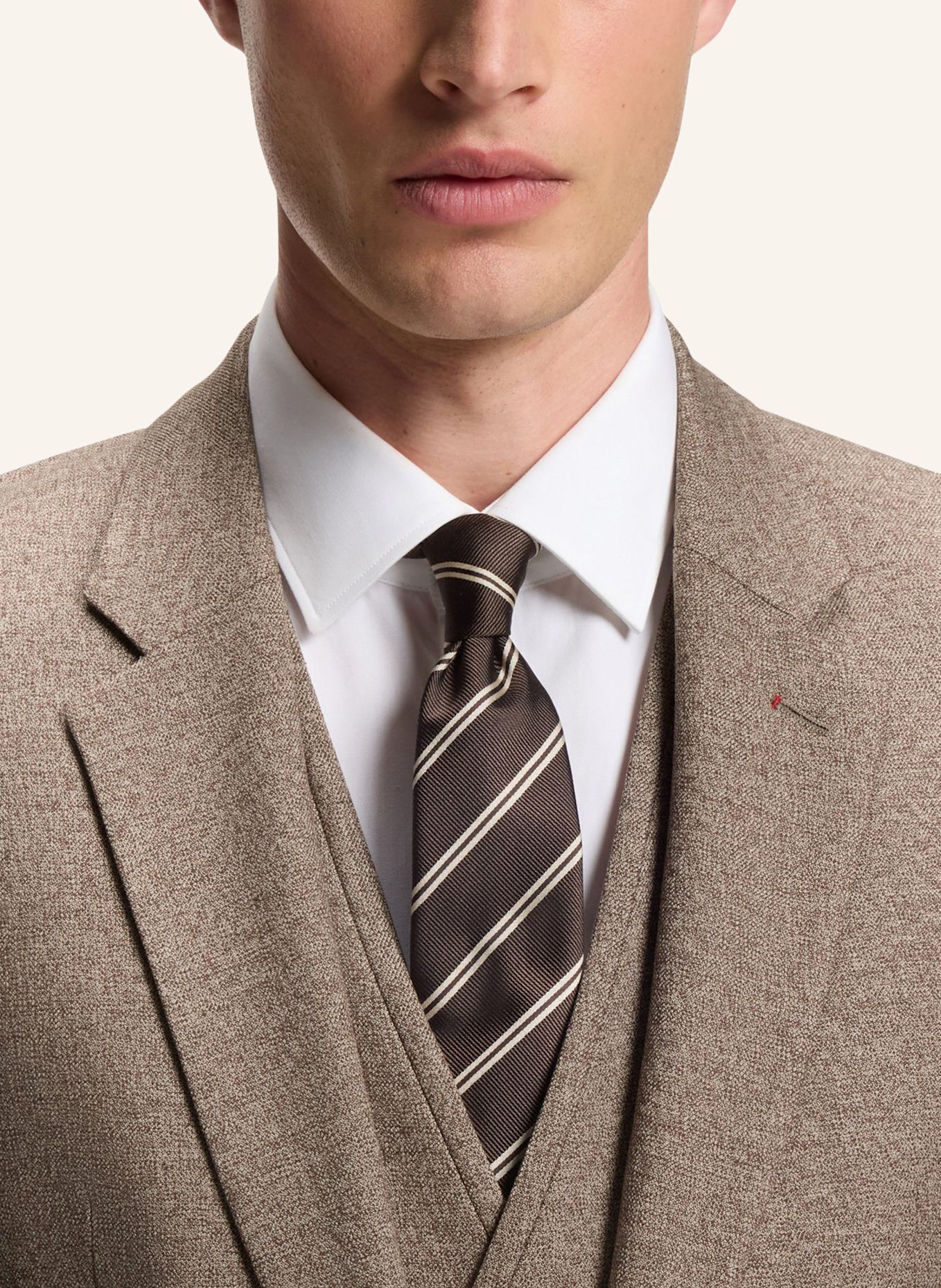 HUGO Anzug ARTI/HESTEN242V1X Extra-Slim Fit: BRAUN