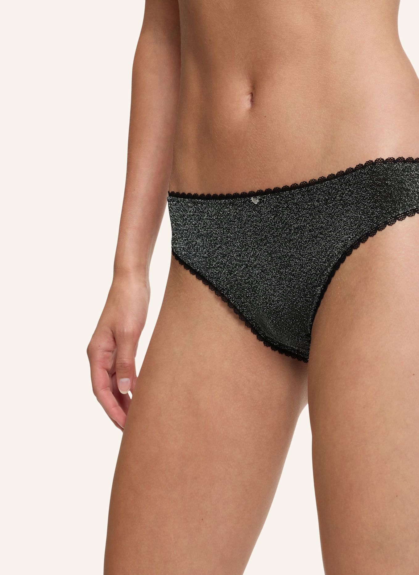 HUGO Slip SHINY BRIEF: SCHWARZ