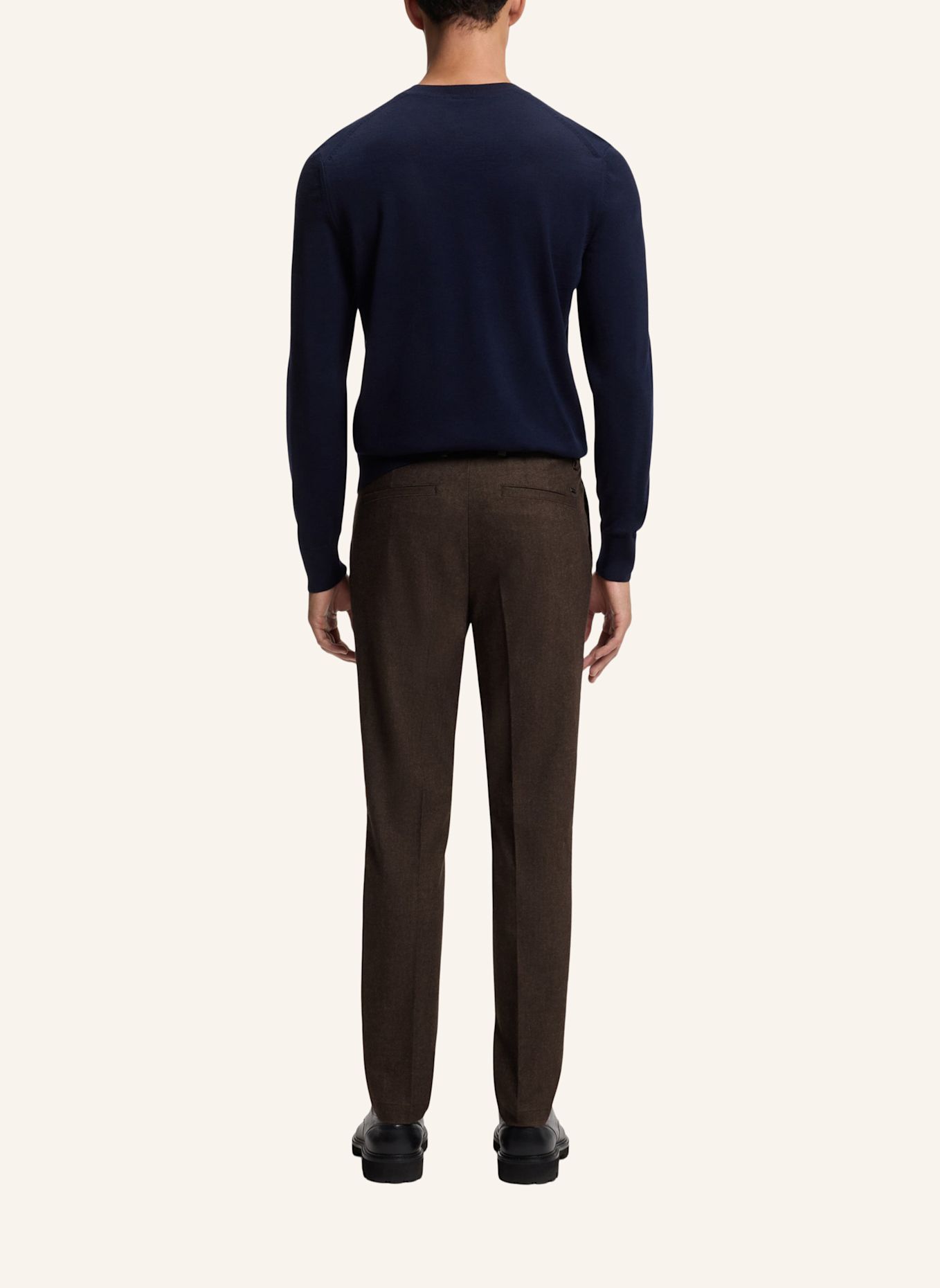 BOSS Chino KANE Modern Regular Fit: DUNKELBRAUN